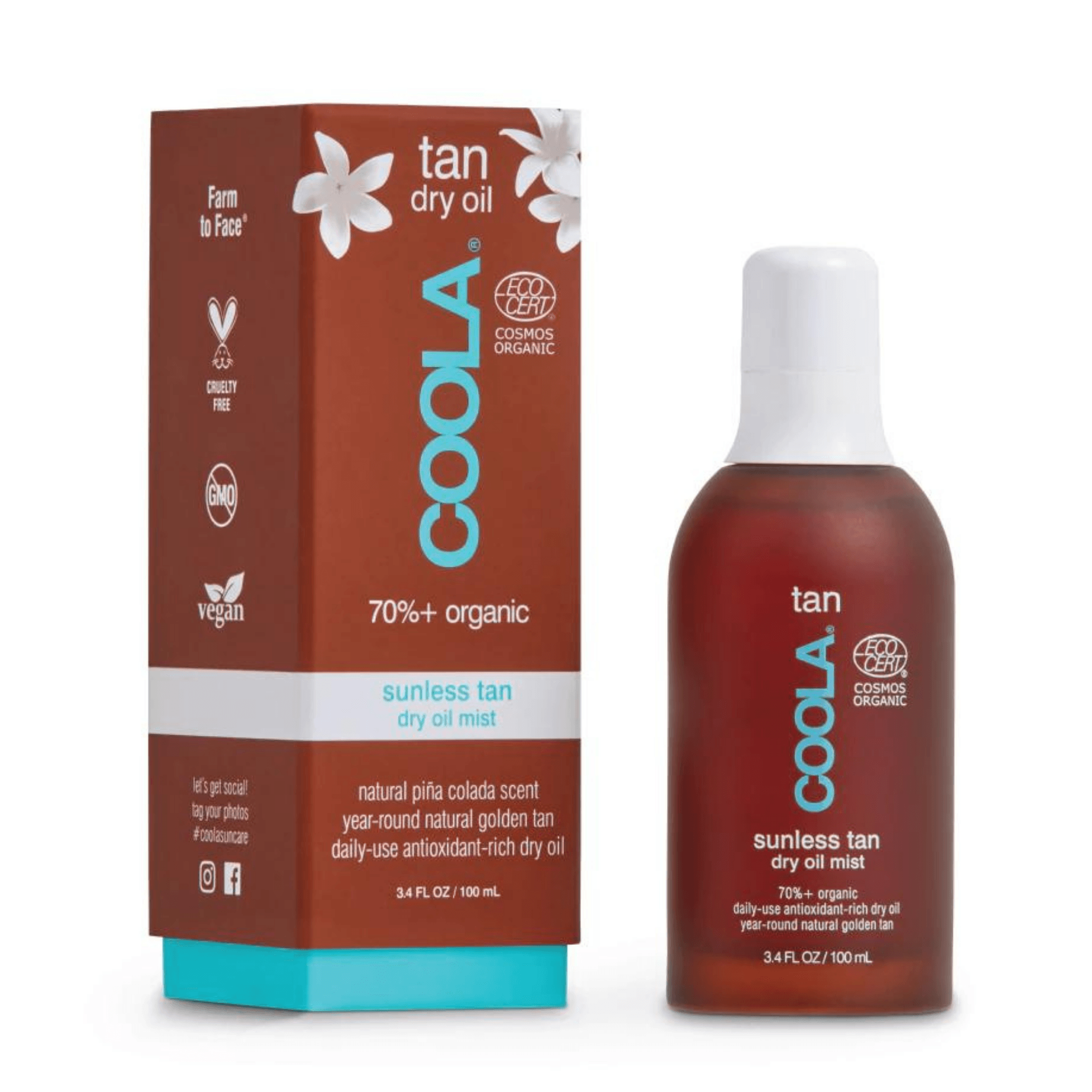Coola. Brume d'Huile Sèche Autobronzante - 100 ml - Concept C. Shop