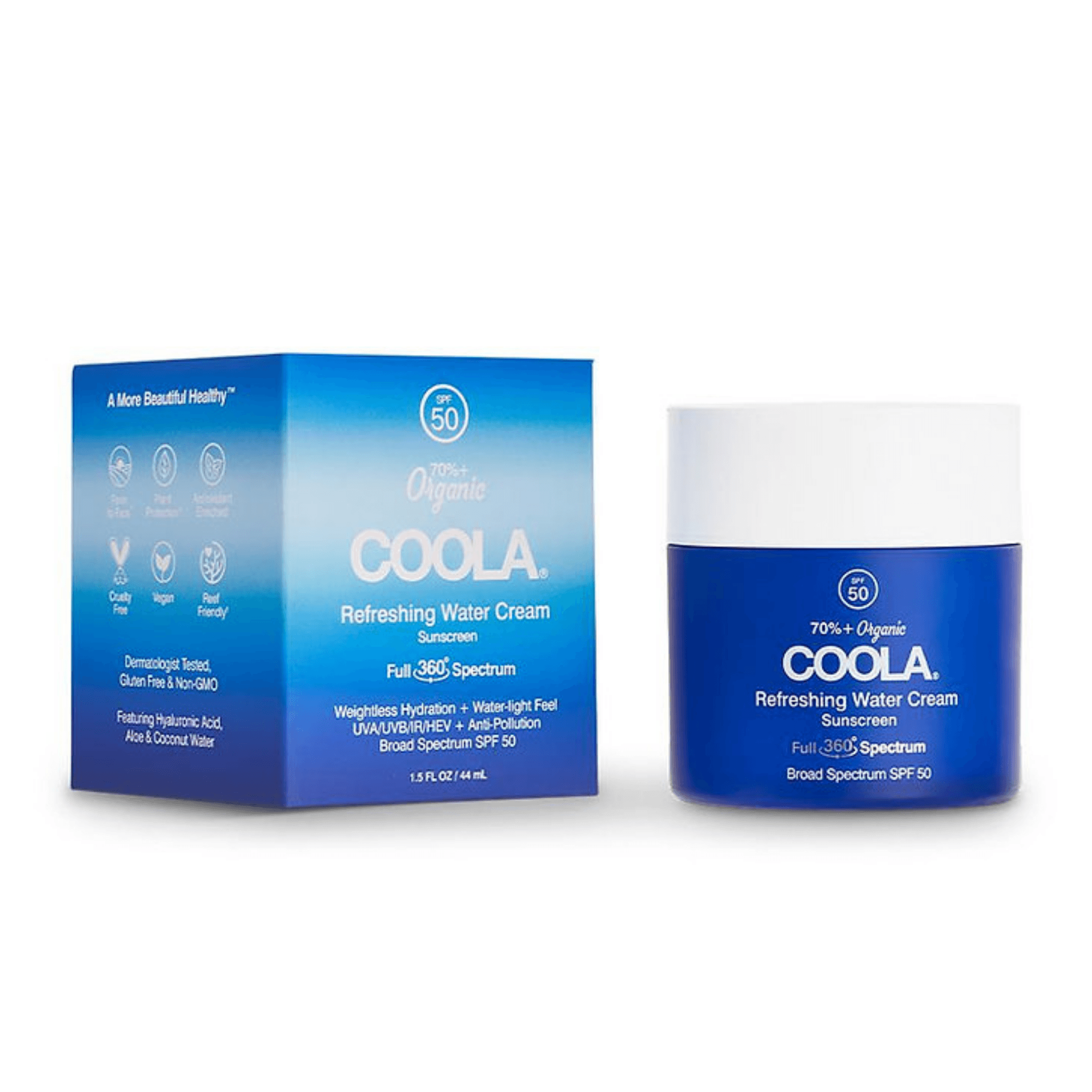 Coola. Crème d'Eau Rafraîchissante FPS 50 - 44 ml - Concept C. Shop