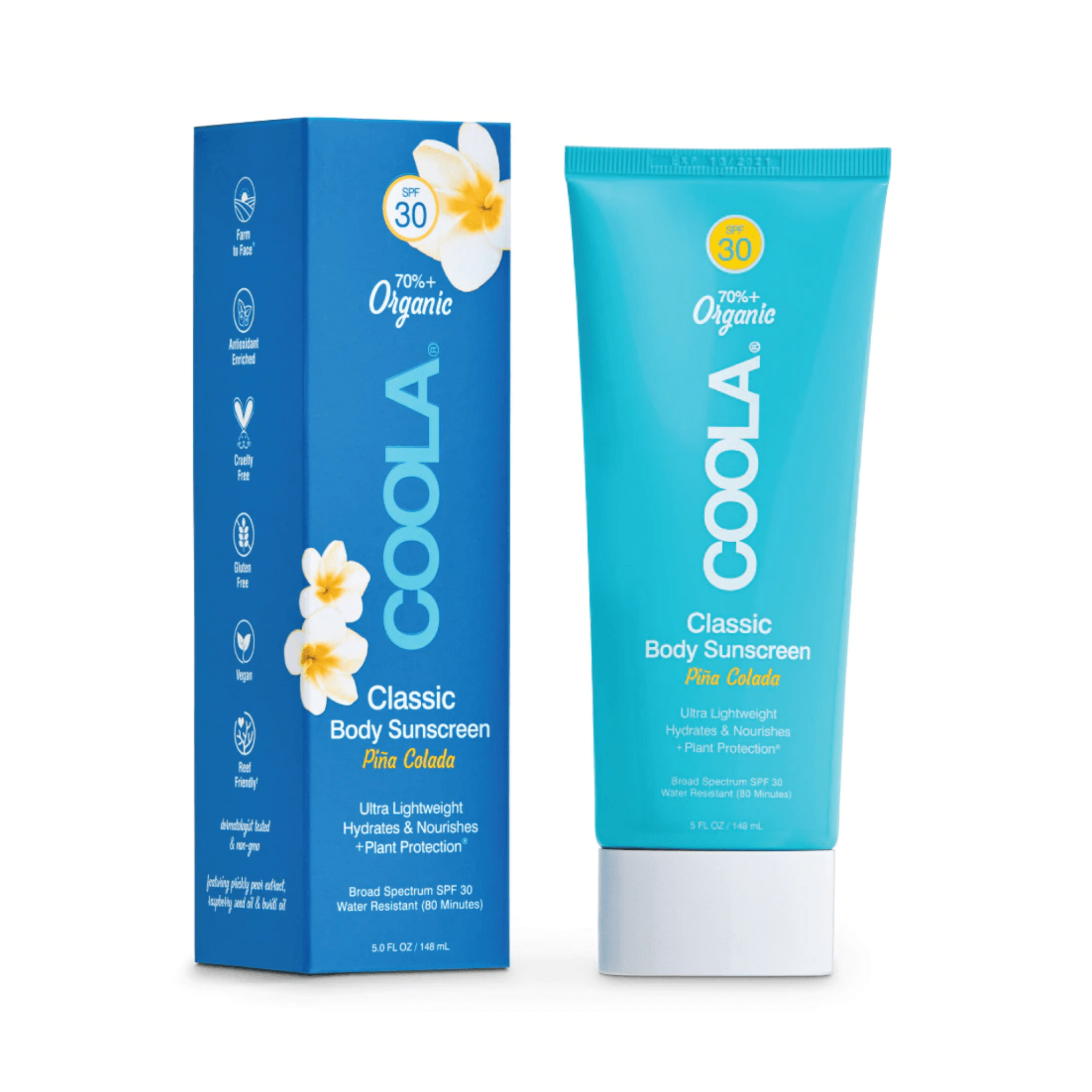 Coola. Crème Solaire Piña Colada FPS 30 - 148 ml - Concept C. Shop