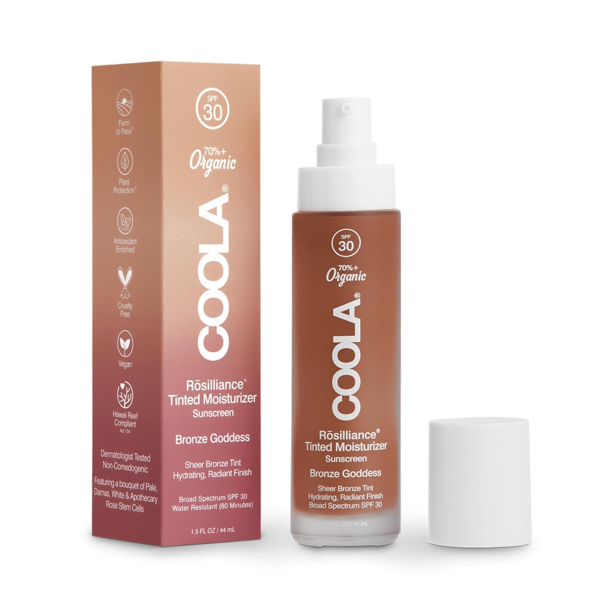 Coola. Hydratant Teinté Rōsilliance Déesse de Bronze FPS 30 - 44 ml - Concept C. Shop