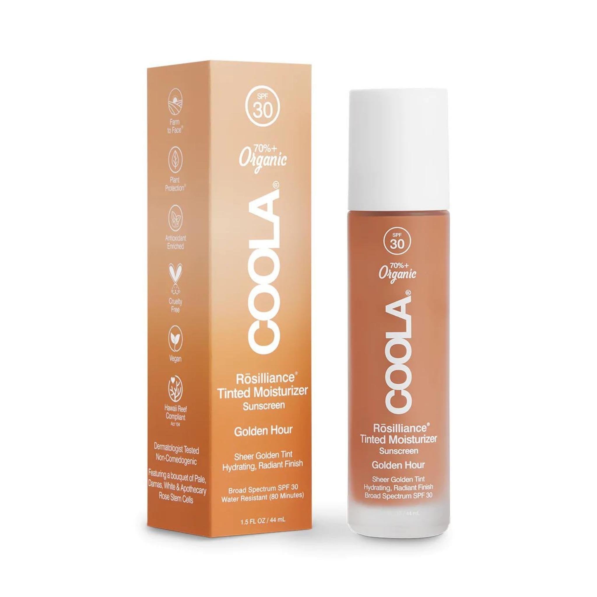 Coola. Hydratant Teinté Rōsilliance l'Heure d'Or FPS 30 - 44 ml - Concept C. Shop