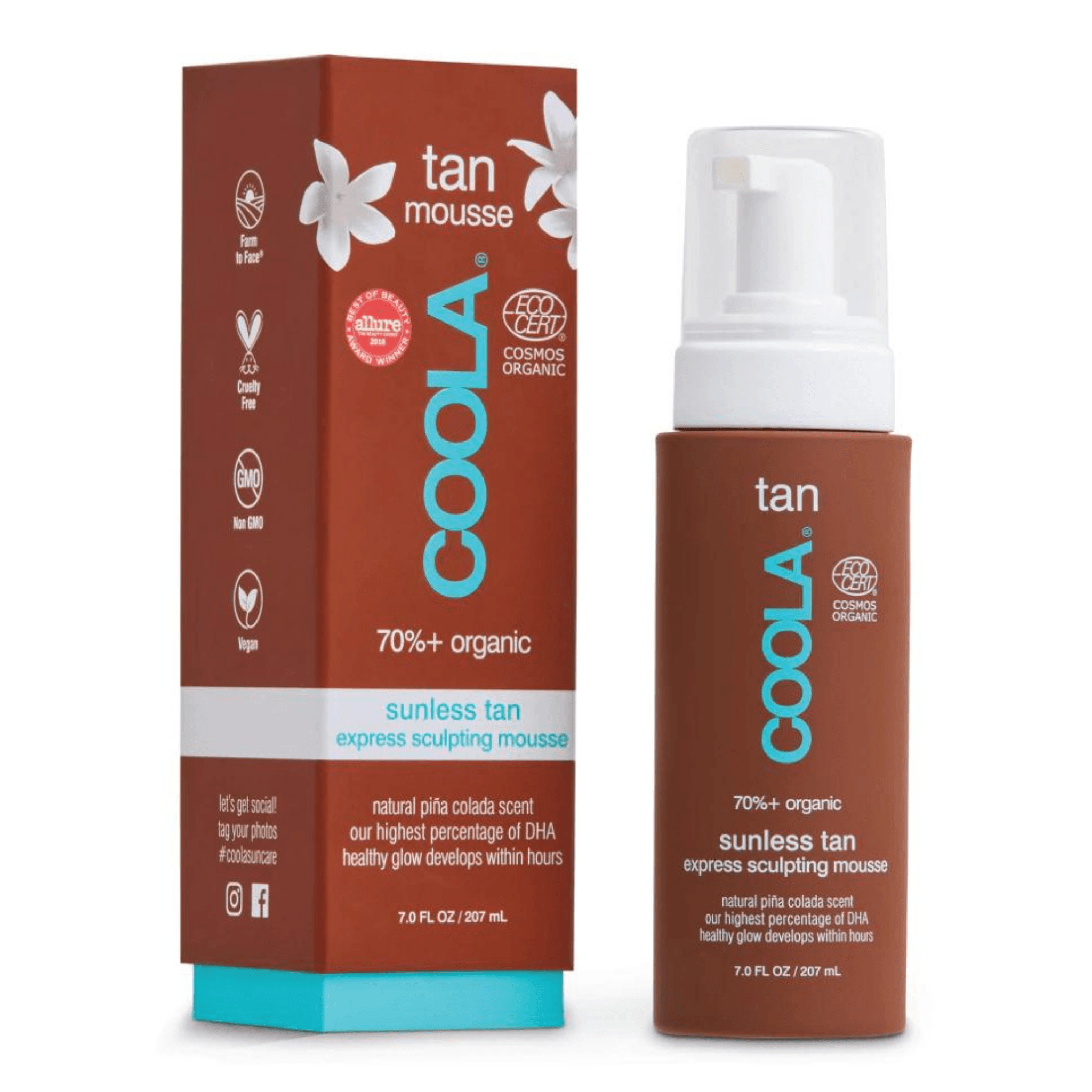Coola. Mousse Autobronzante Sculptante Express - 207 ml - Concept C. Shop
