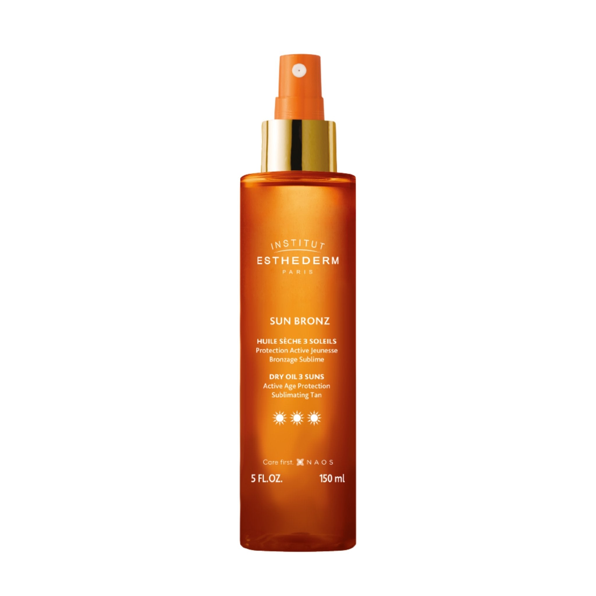 Esthederm. Huile Sèche Protectrice 3 Soleils Adaptasun - 150 ml - Concept C. Shop