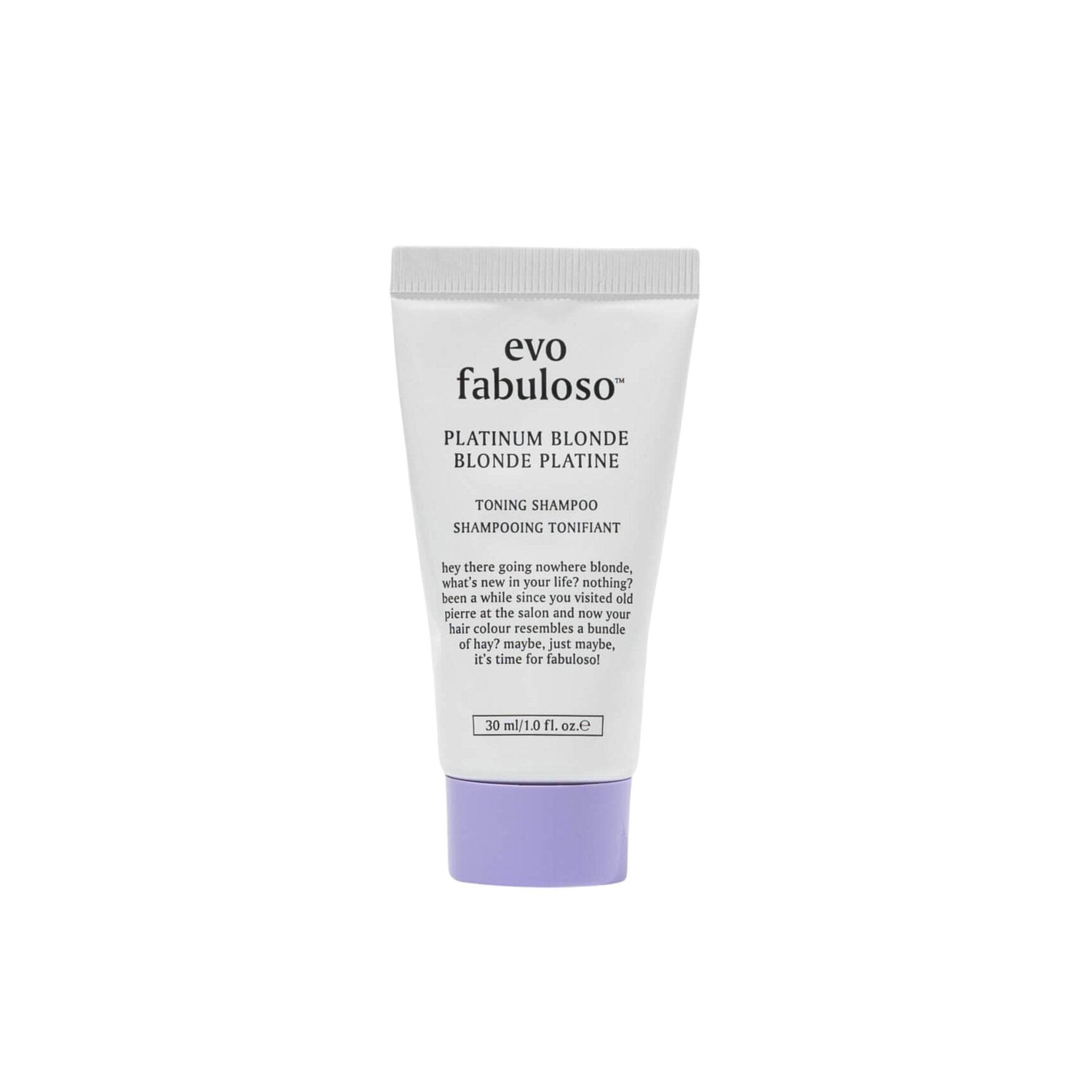 Evo. Fabuloso Shampoing Rehausseur Blonde Platine - 30 ml - Concept C. Shop