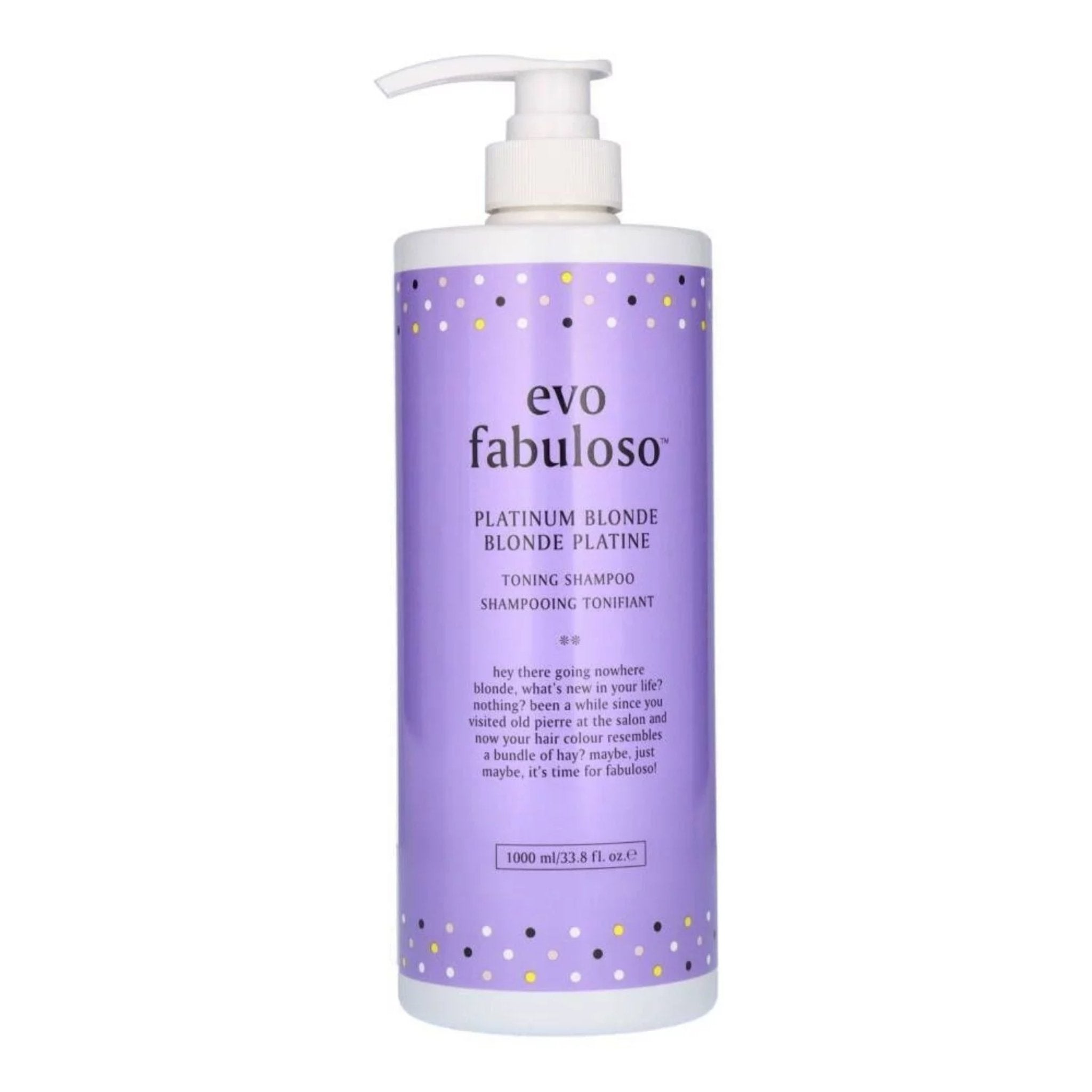 Evo. Fabuloso Shampooing Rehausseur Blonde Platine - 1000 ml - Concept C. Shop
