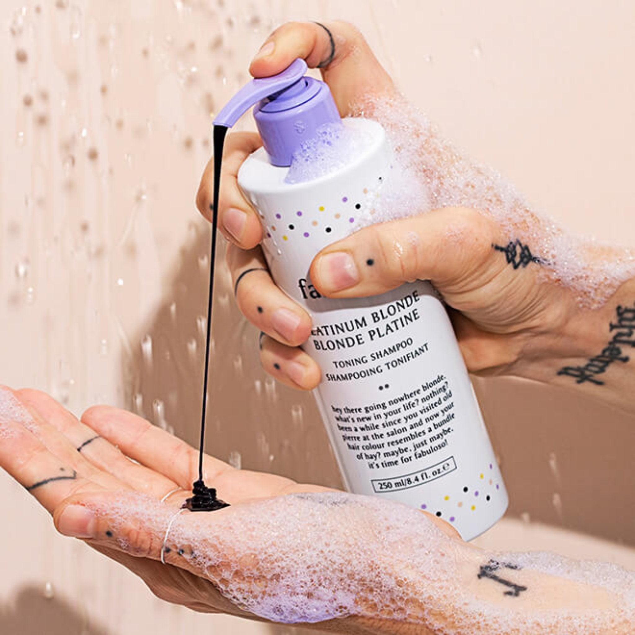 Evo. Fabuloso Shampooing Rehausseur Blonde Platine - 250 ml - Concept C. Shop
