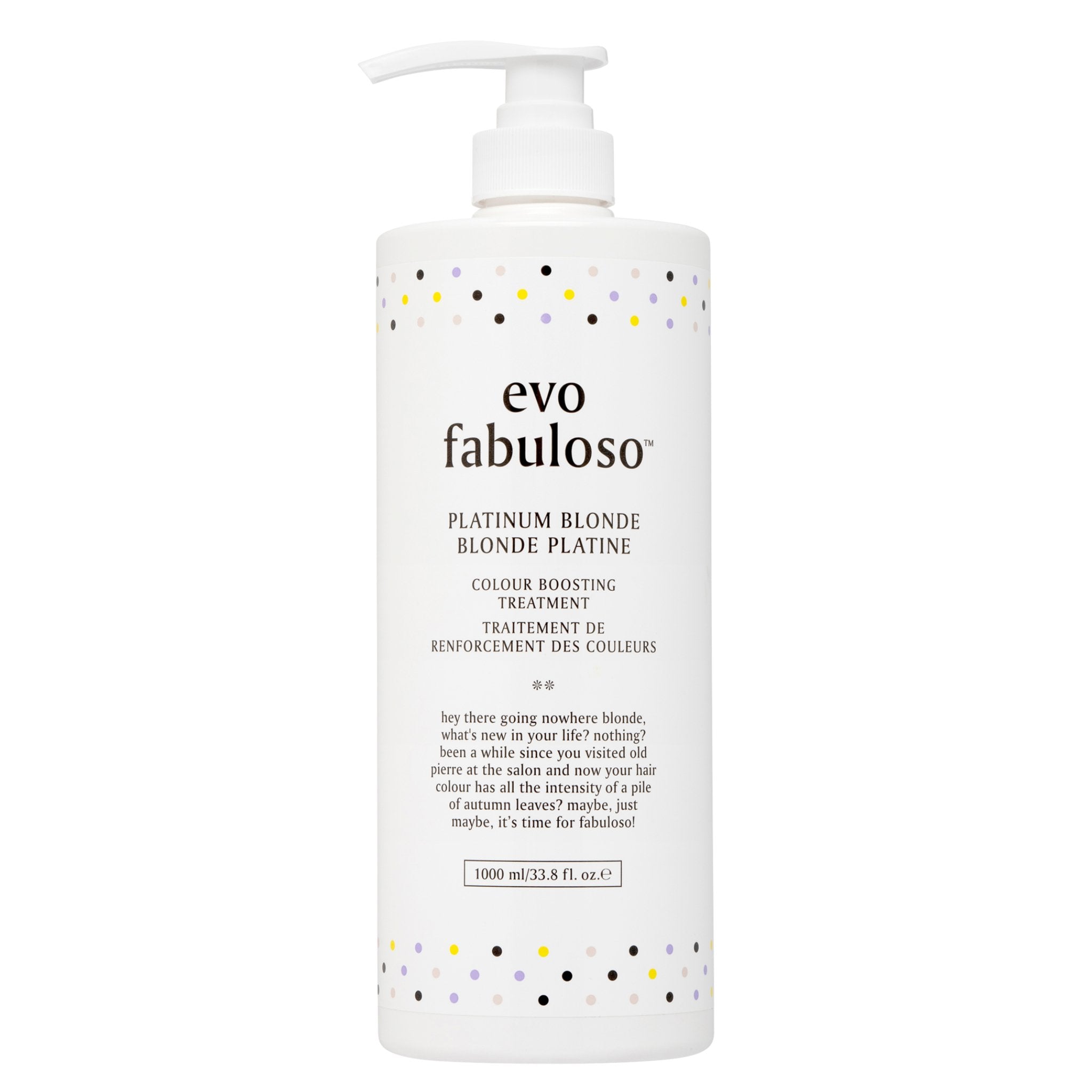 Evo. Fabuloso Traitement De Renforcements Des Couleurs - Blonde Platine - 1000 ml - Concept C. Shop