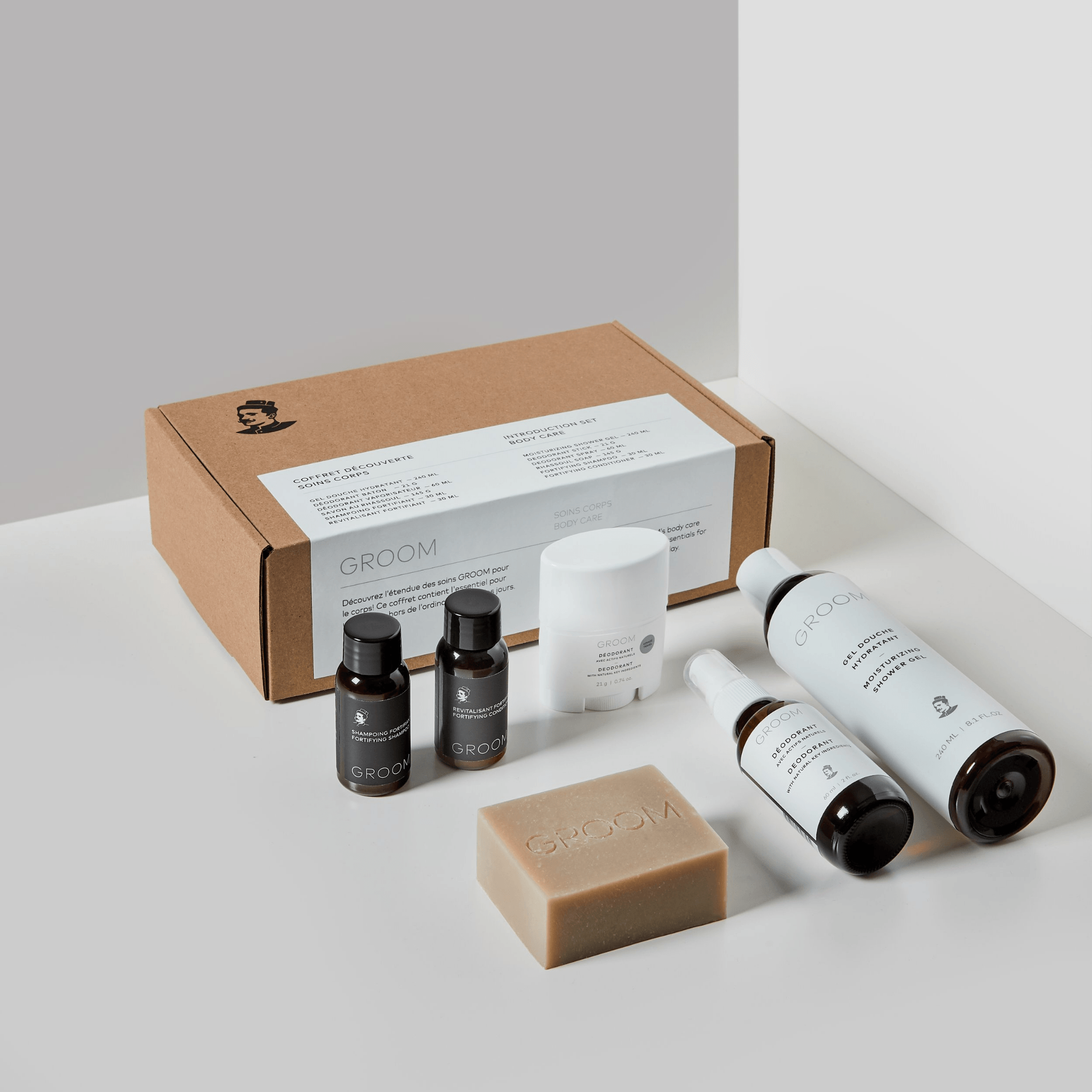 Groom. Coffret Découverte - Soins du Corps - Concept C. Shop