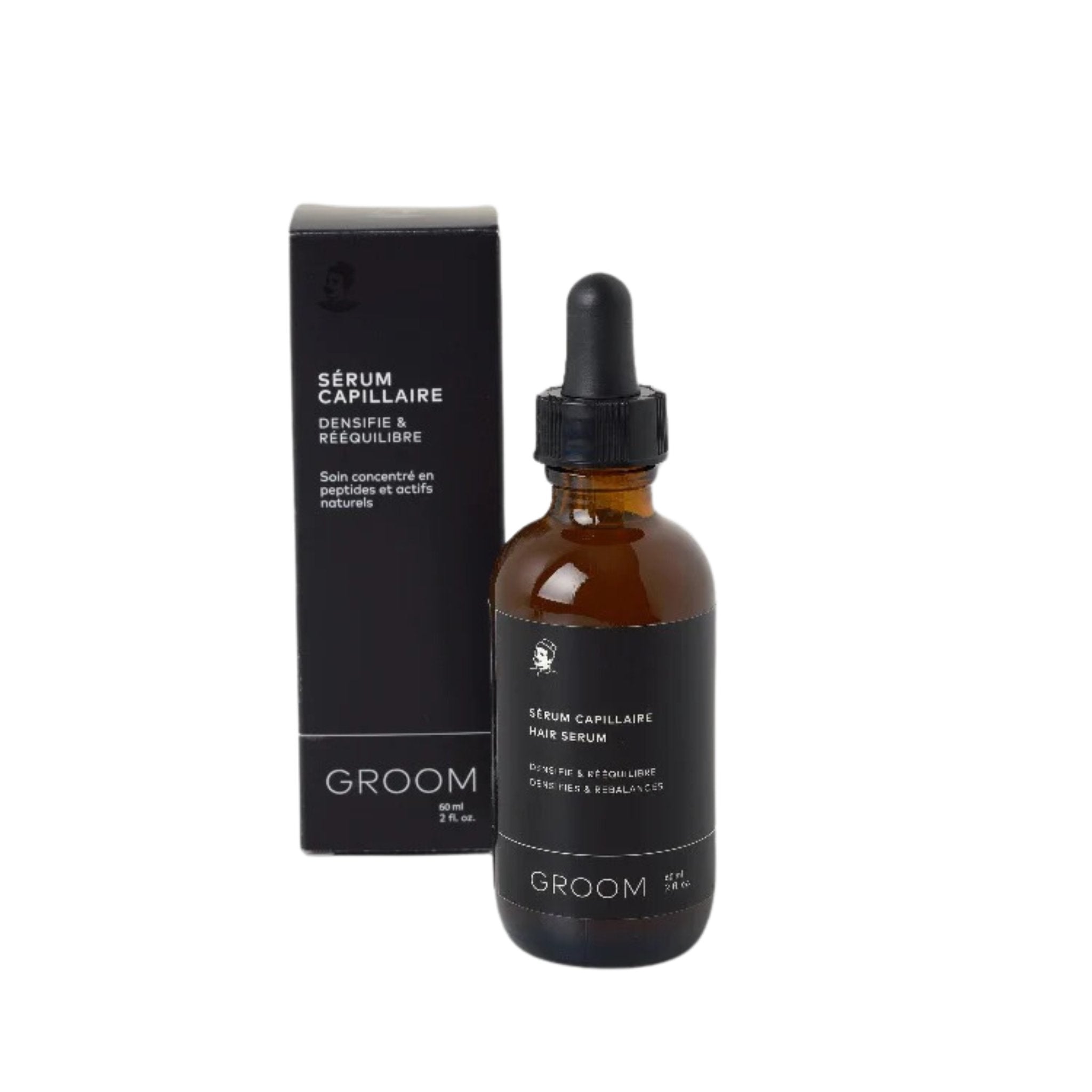 Groom. Sérum Capillaire Densifiant Et Rééquilibrant - 60 ml - Concept C. Shop
