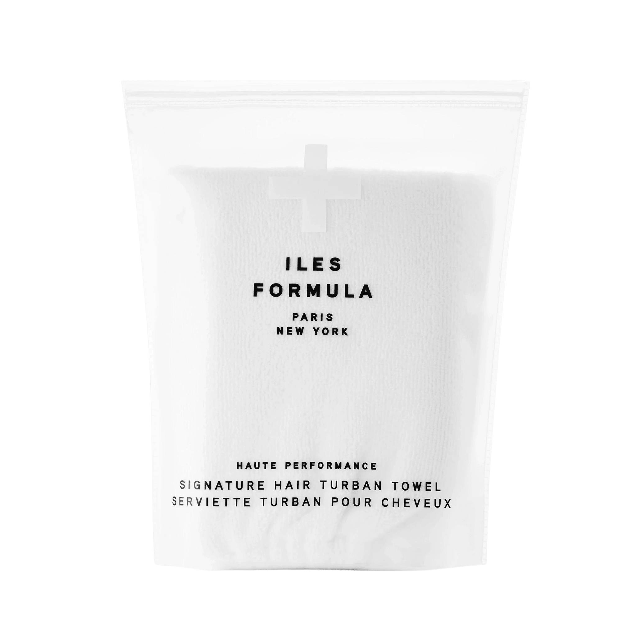 Iles Formula. Serviette Turban en Microfibre - Blanche - Concept C. Shop