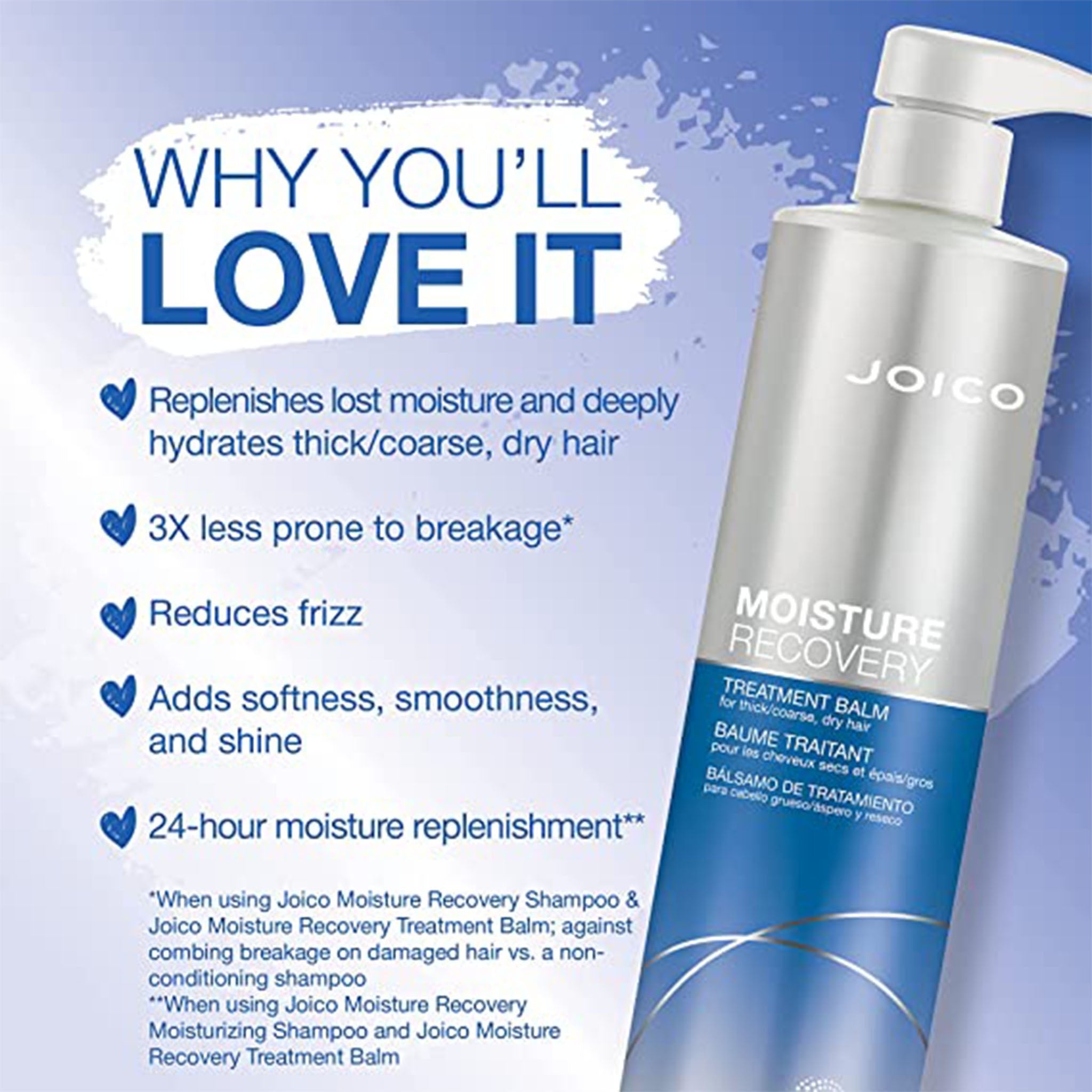 Joico. Baume Traitant Moisture Recovery - 500 ml - Concept C. Shop