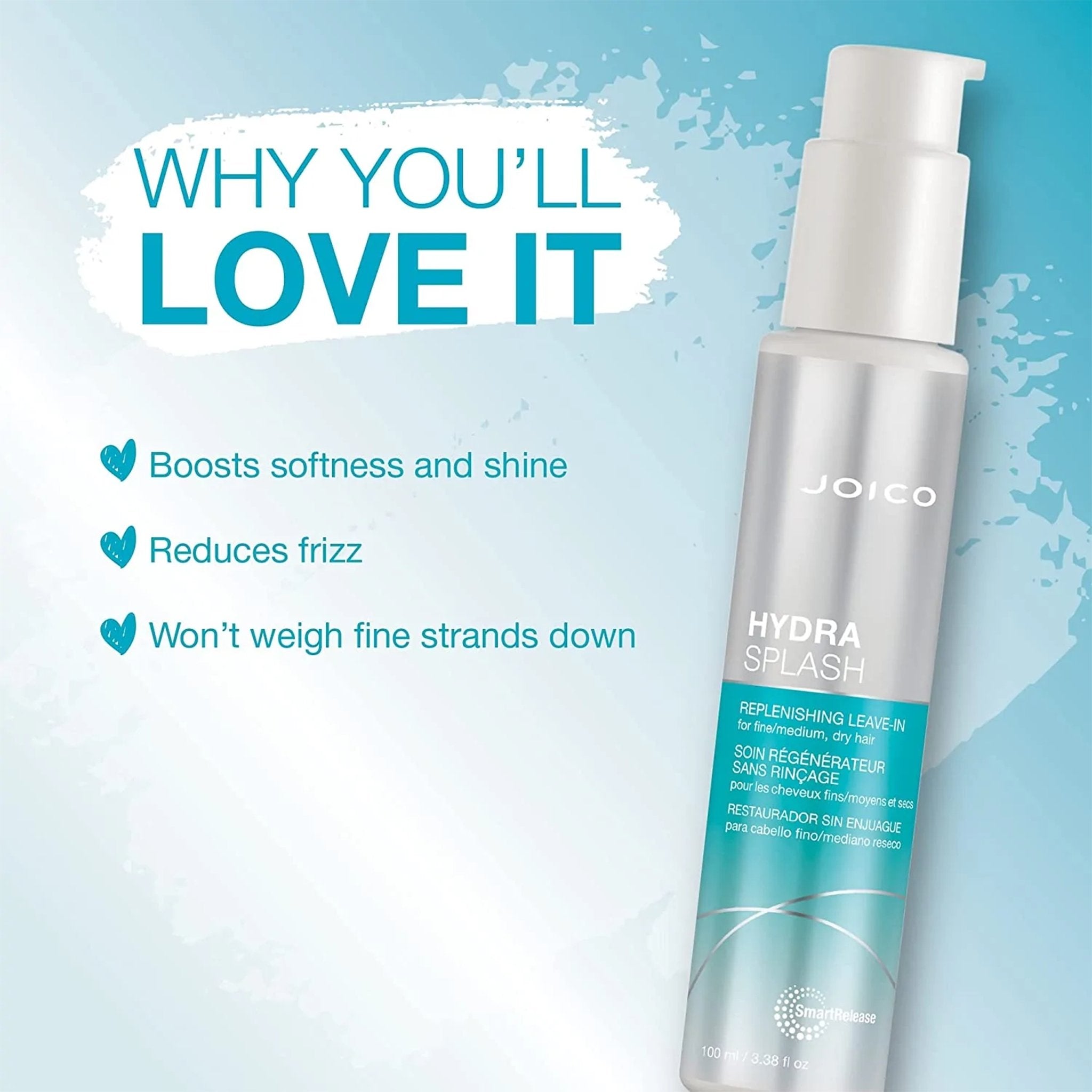 Joico. Soin Régénérateur Sans Rinçage HydraSplash - 100 ml - Concept C. Shop