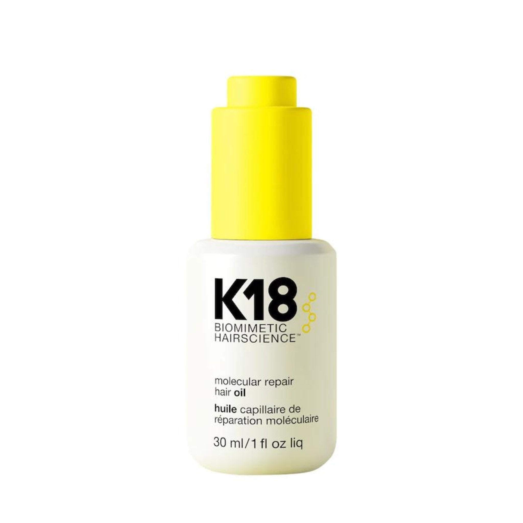 K18. Huile Capillaire de Réparation Moléculaire - 30 ml (en solde) - Concept C. Shop