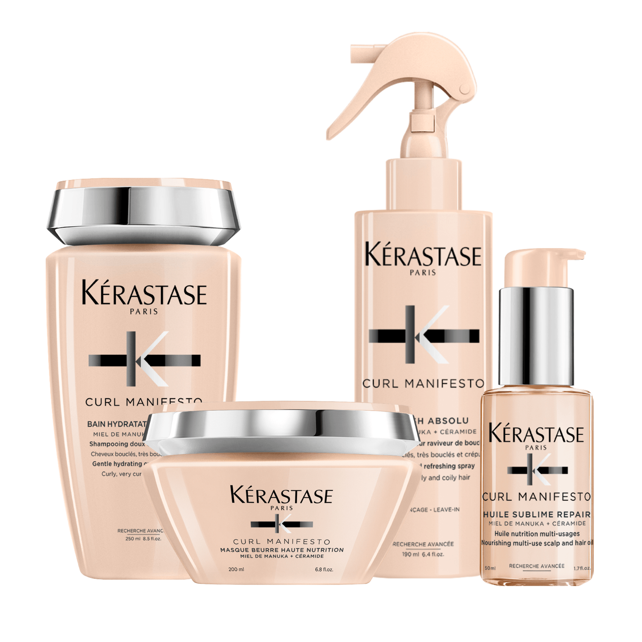 Kérastase. Ensemble Curl Manifesto pour Cheveux Crépus