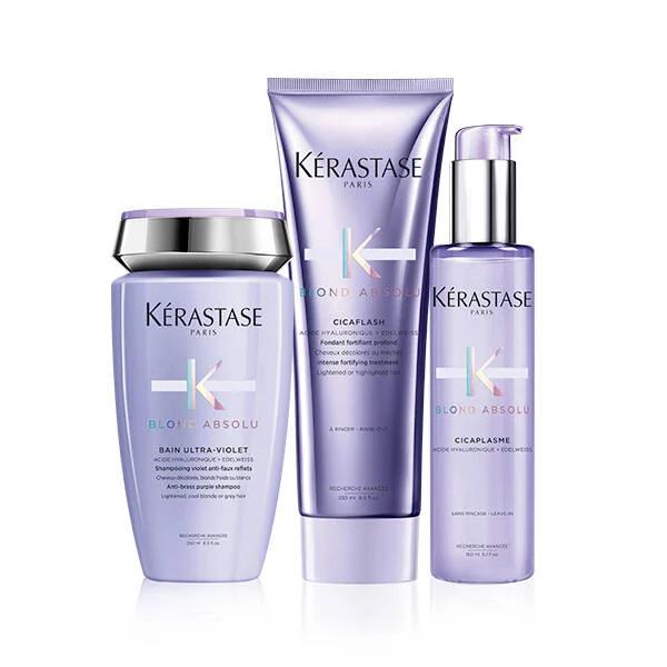 Kérastase. Trio Blond Absolu Cheveux Blond Californien