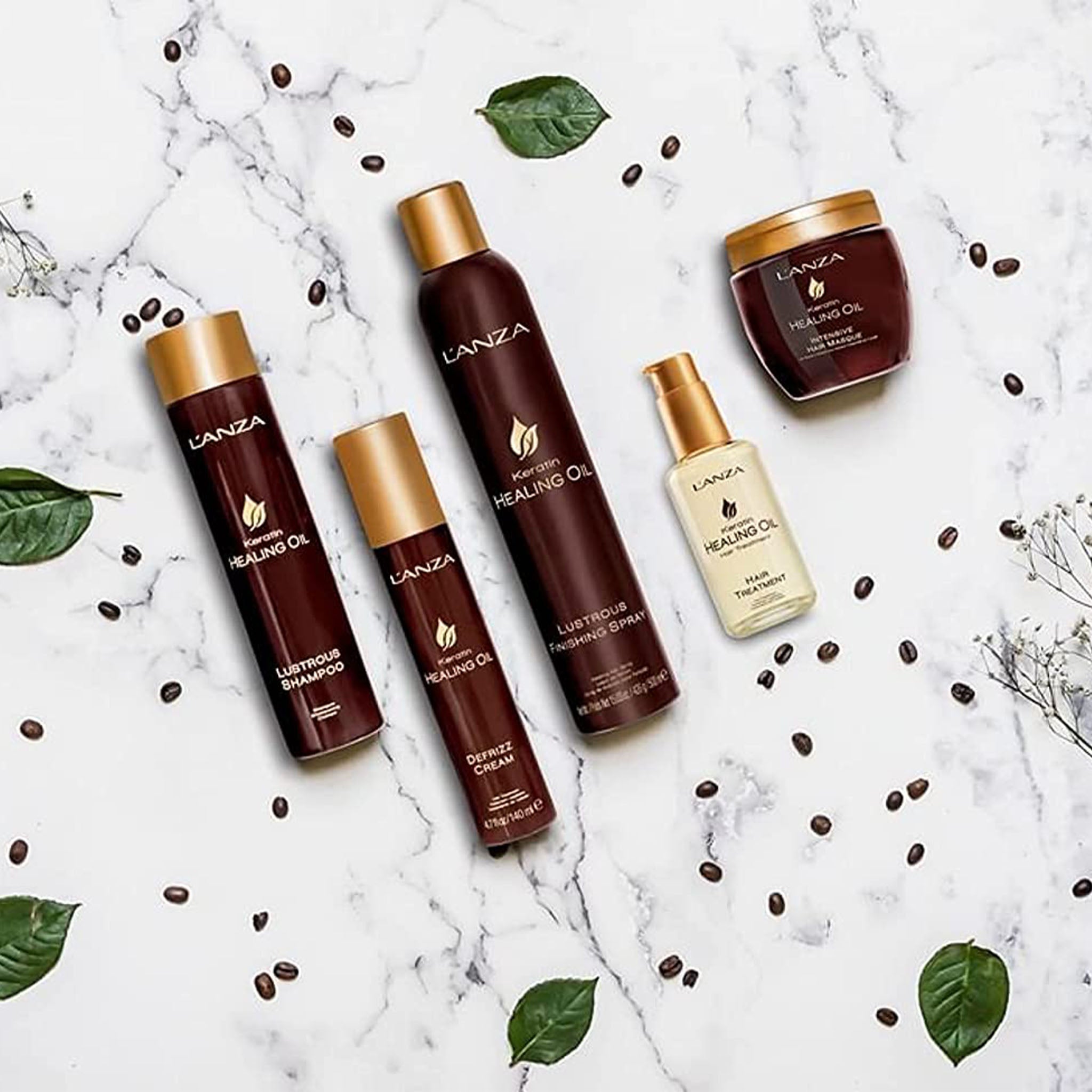L'Anza. Shampoing Lustré Keratin Healing Oil - 50 ml - Concept C. Shop
