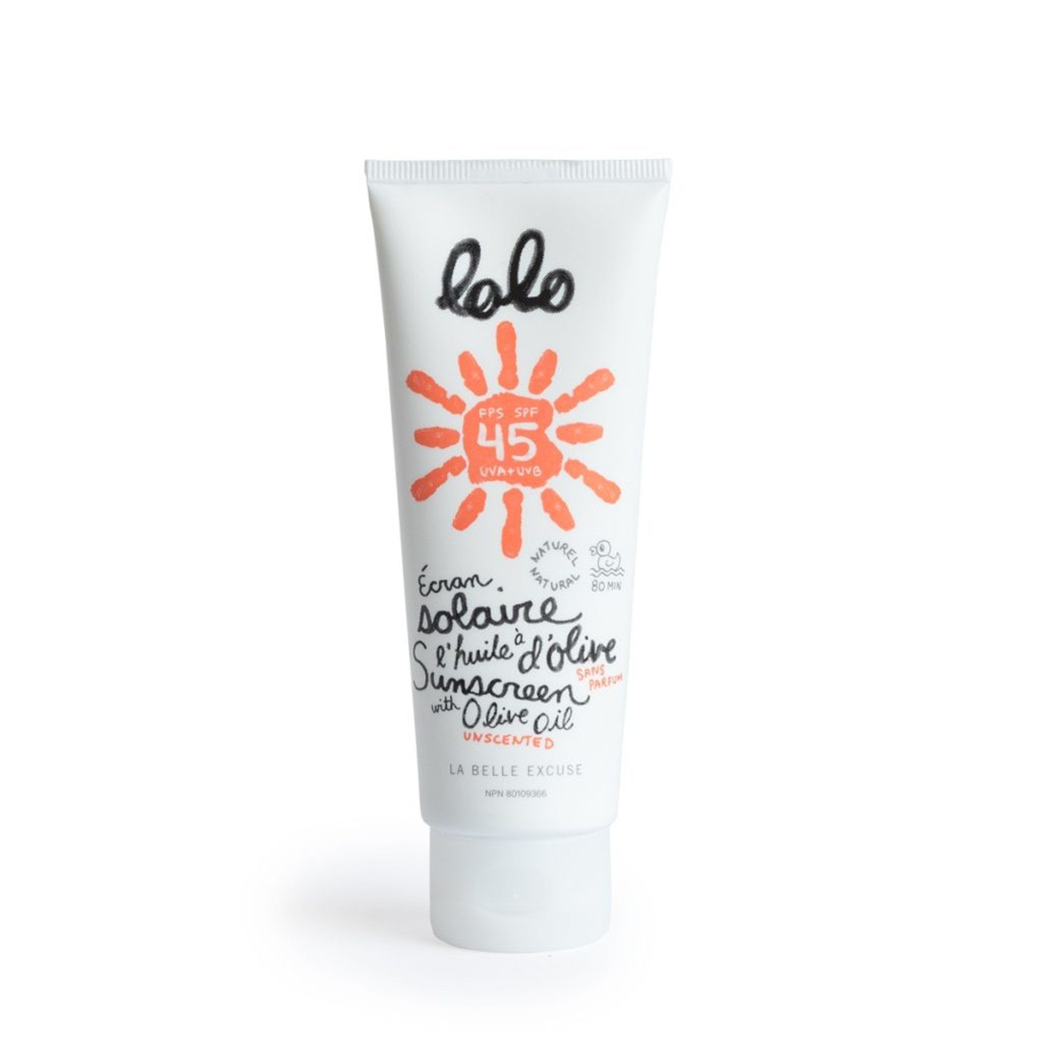 Lolo. Écran Solaire Non-Parfumé à l'Huile d'Olive - 75 g - Concept C. Shop