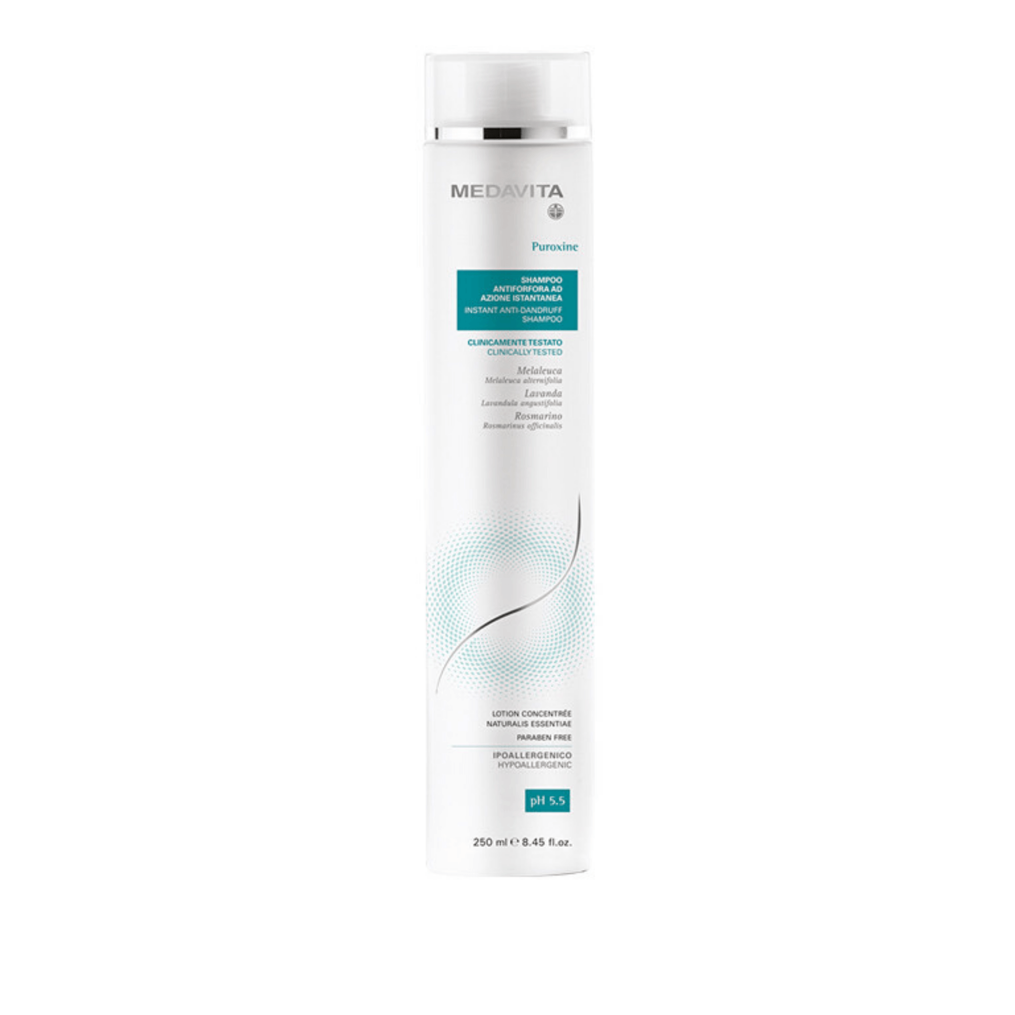 Medavita. Shampoing Puroxine Anti-Pelliculaire - 250 ml - Concept C. Shop