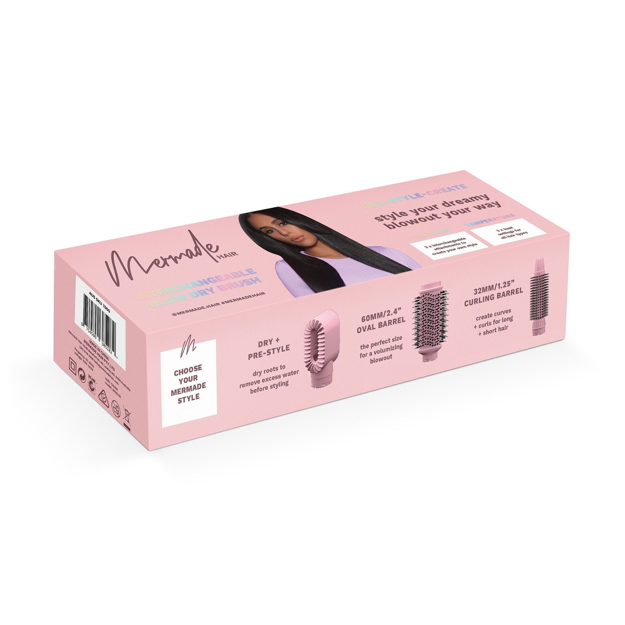 Mermade. Brosse Séchoir Interchangeable - Concept C. Shop