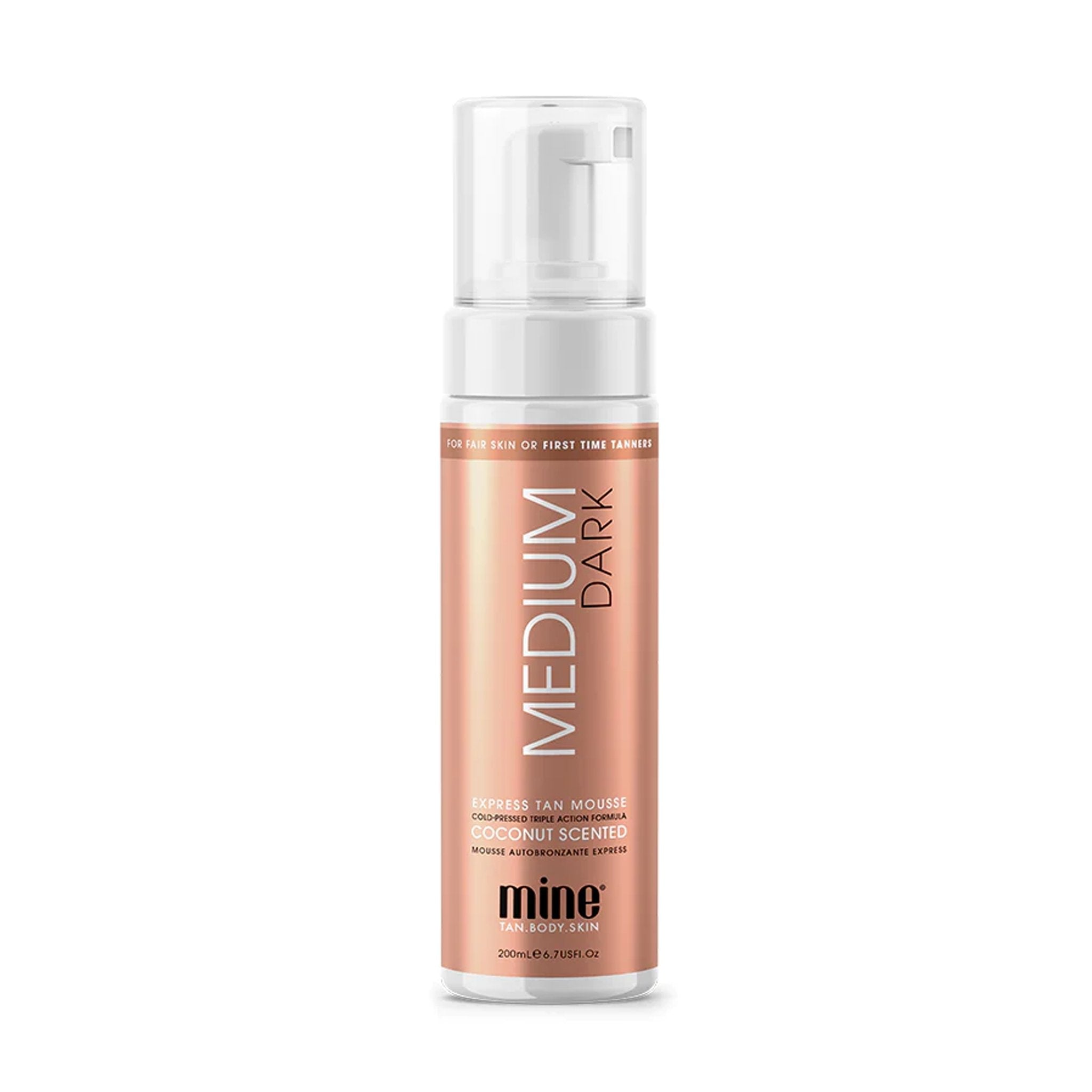MineTan. Mousse Autobronzante Medium Dark - 200 ml - Concept C. Shop