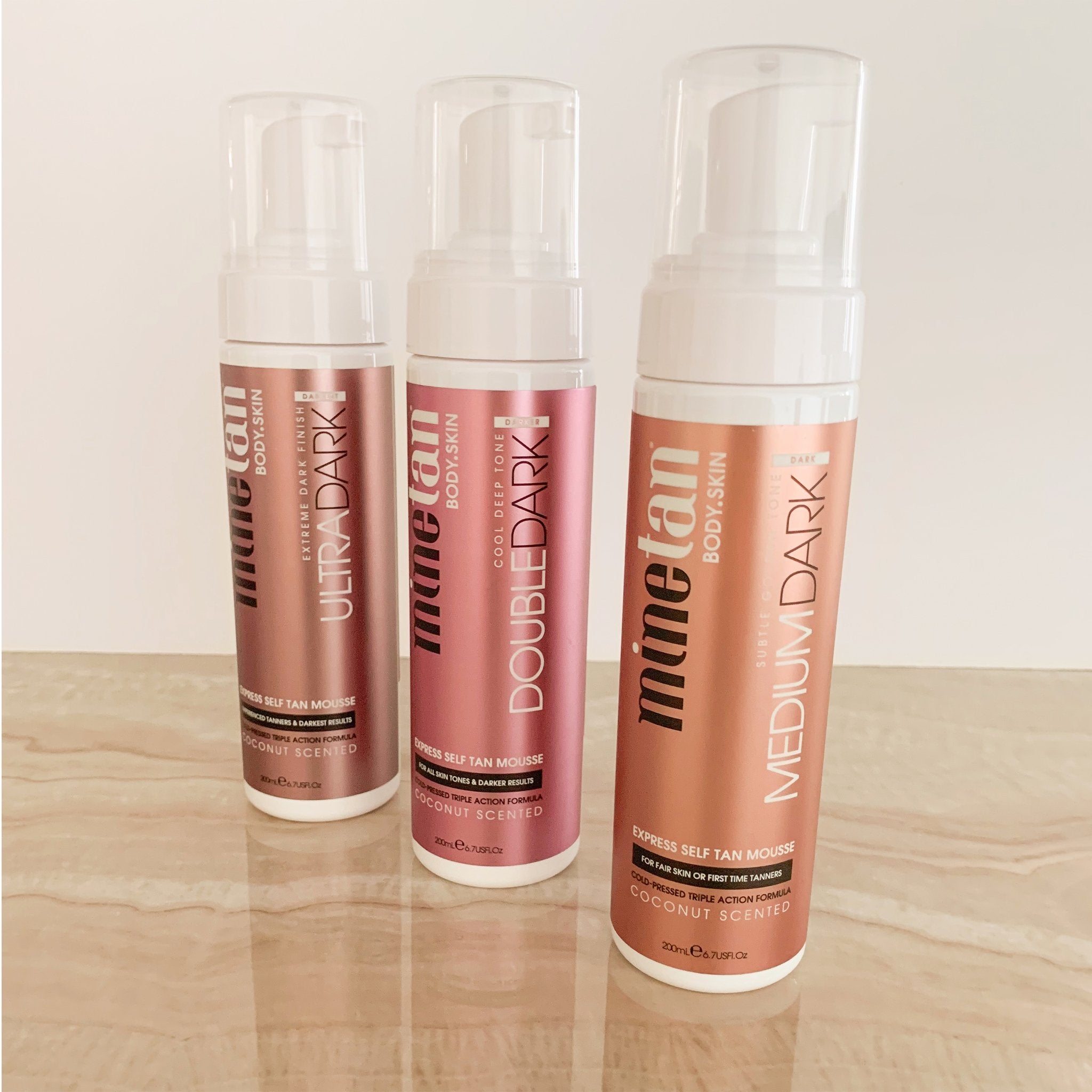 MineTan. Mousse Autobronzante Medium Dark - 200 ml - Concept C. Shop
