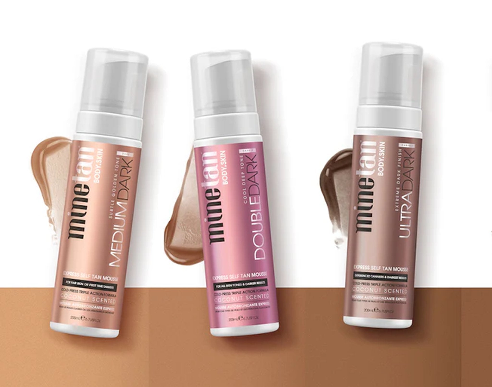 MineTan. Mousse Autobronzante Medium Dark - 200 ml - Concept C. Shop