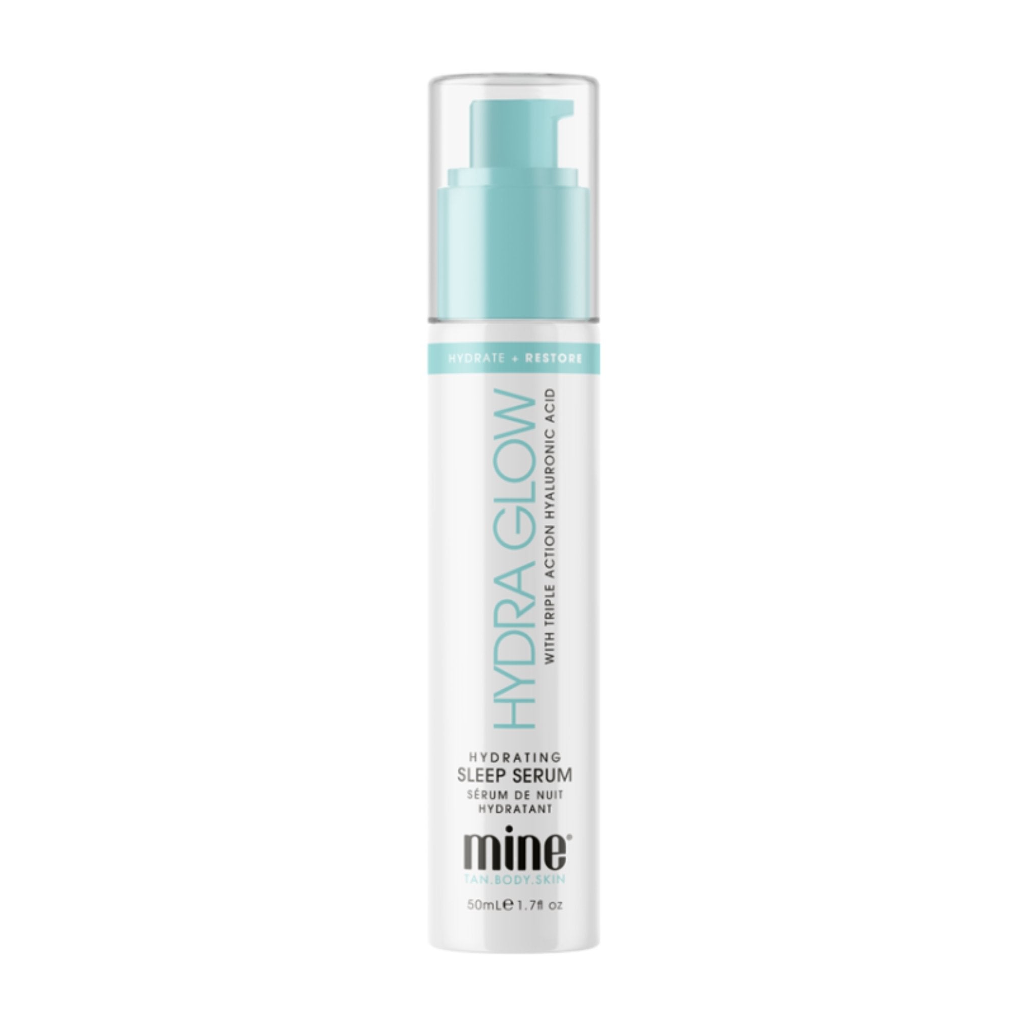 MineTan. Serum de Nuit a l'Acide Hyaluronique Hydra Glow - 59 ml - Concept C. Shop