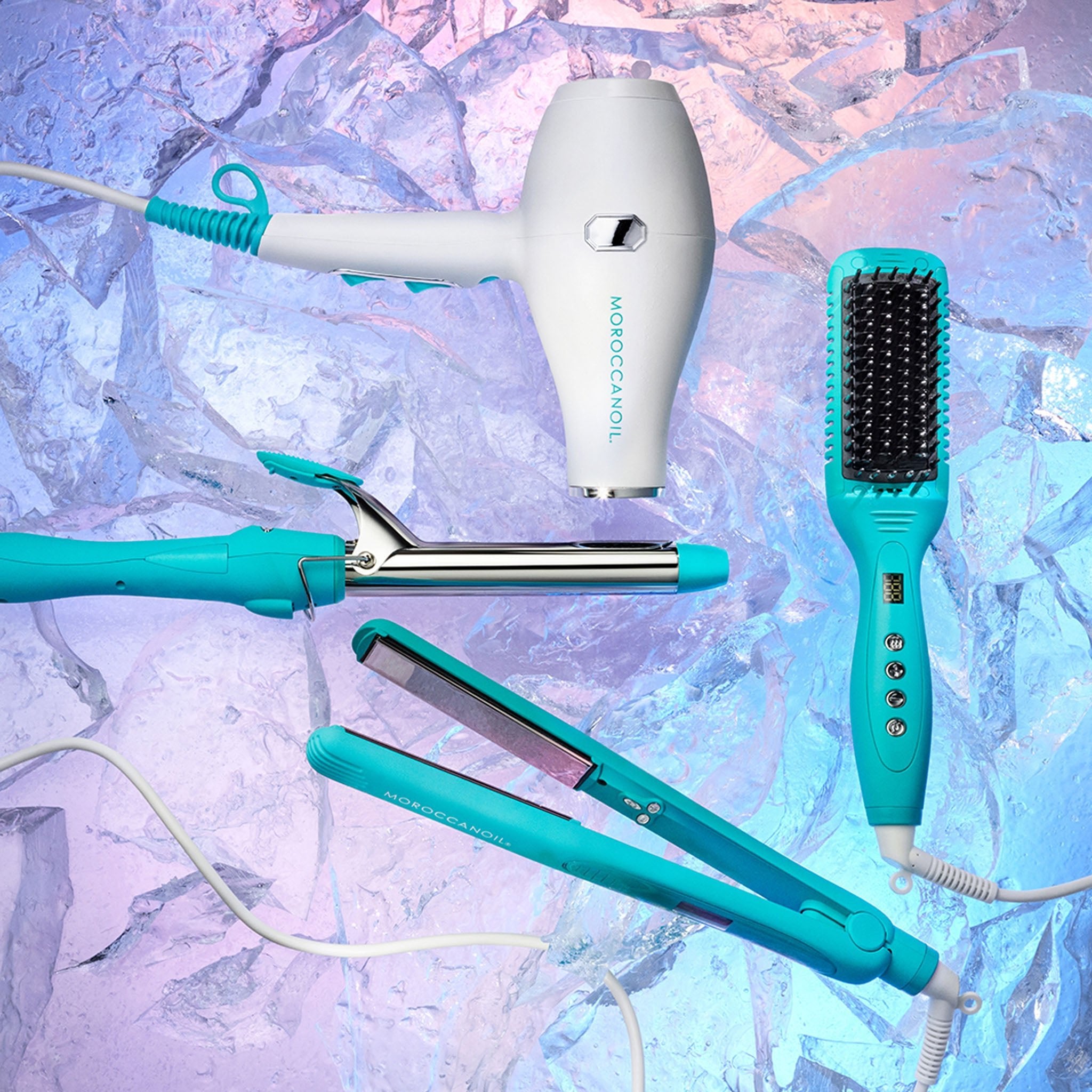 Moroccanoil. Fer à Friser Turquoise en Titane - 1" - Concept C. Shop