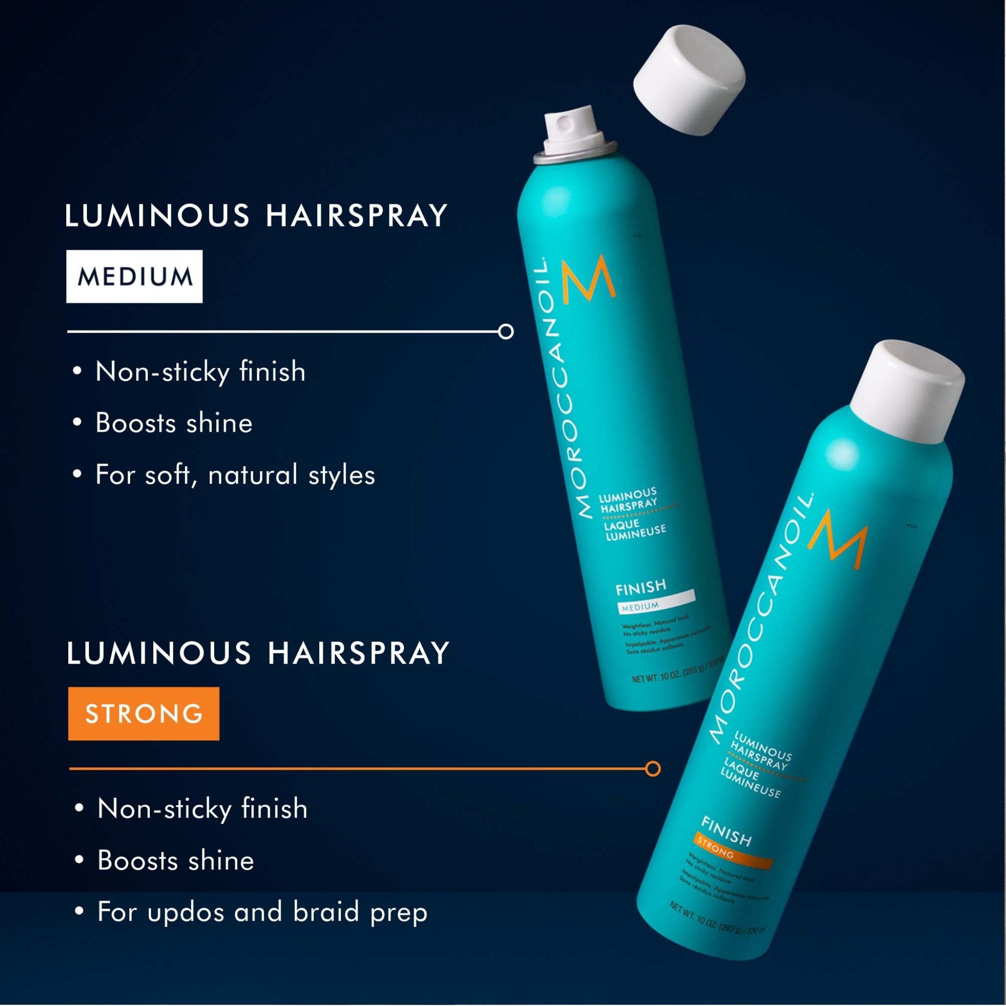 Moroccanoil. Laque Lumineuse Tenue Forte Finish - 75 ml - Concept C. Shop