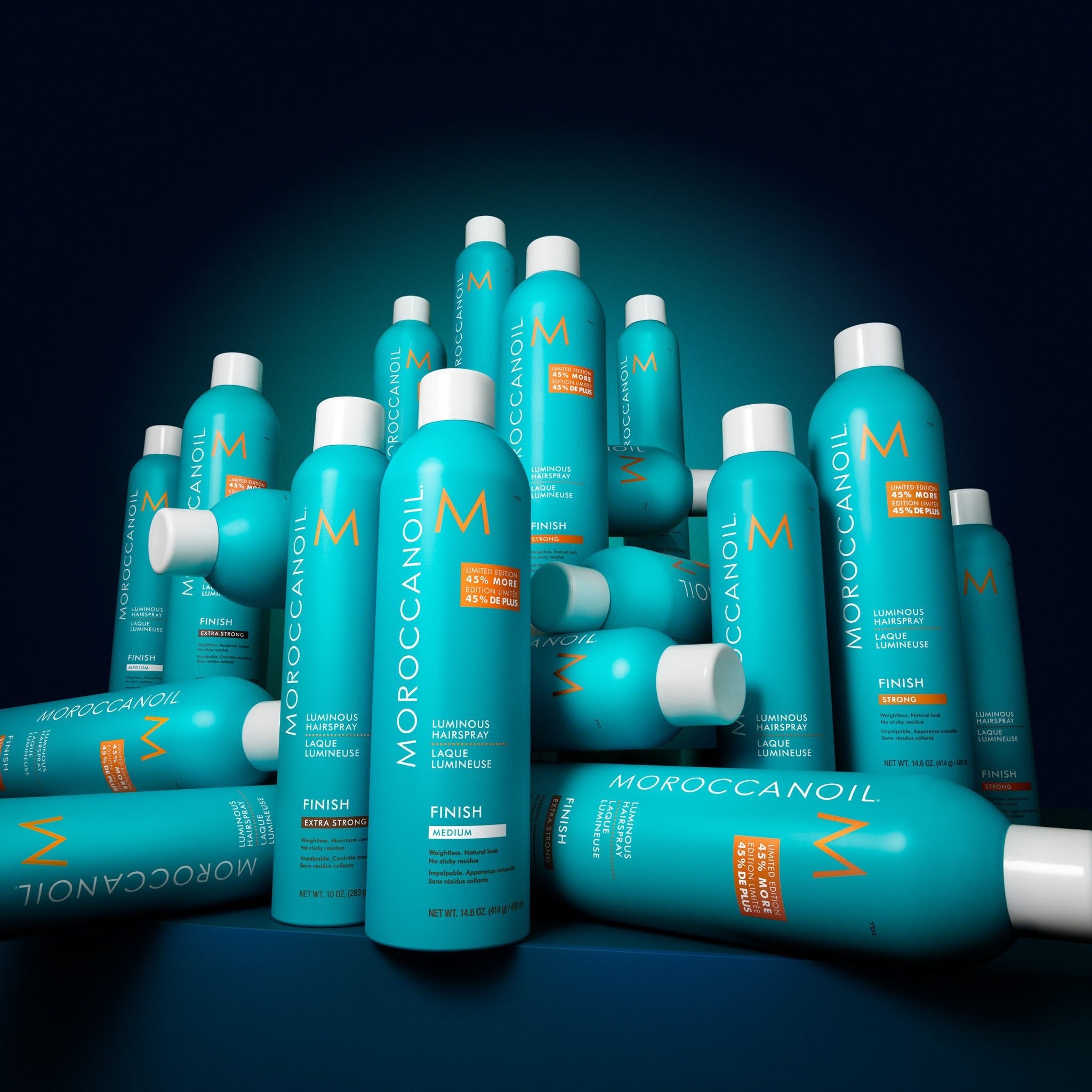 Moroccanoil. Laque Lumineuse Tenue Moyenne Finish - 330 ml - Concept C. Shop