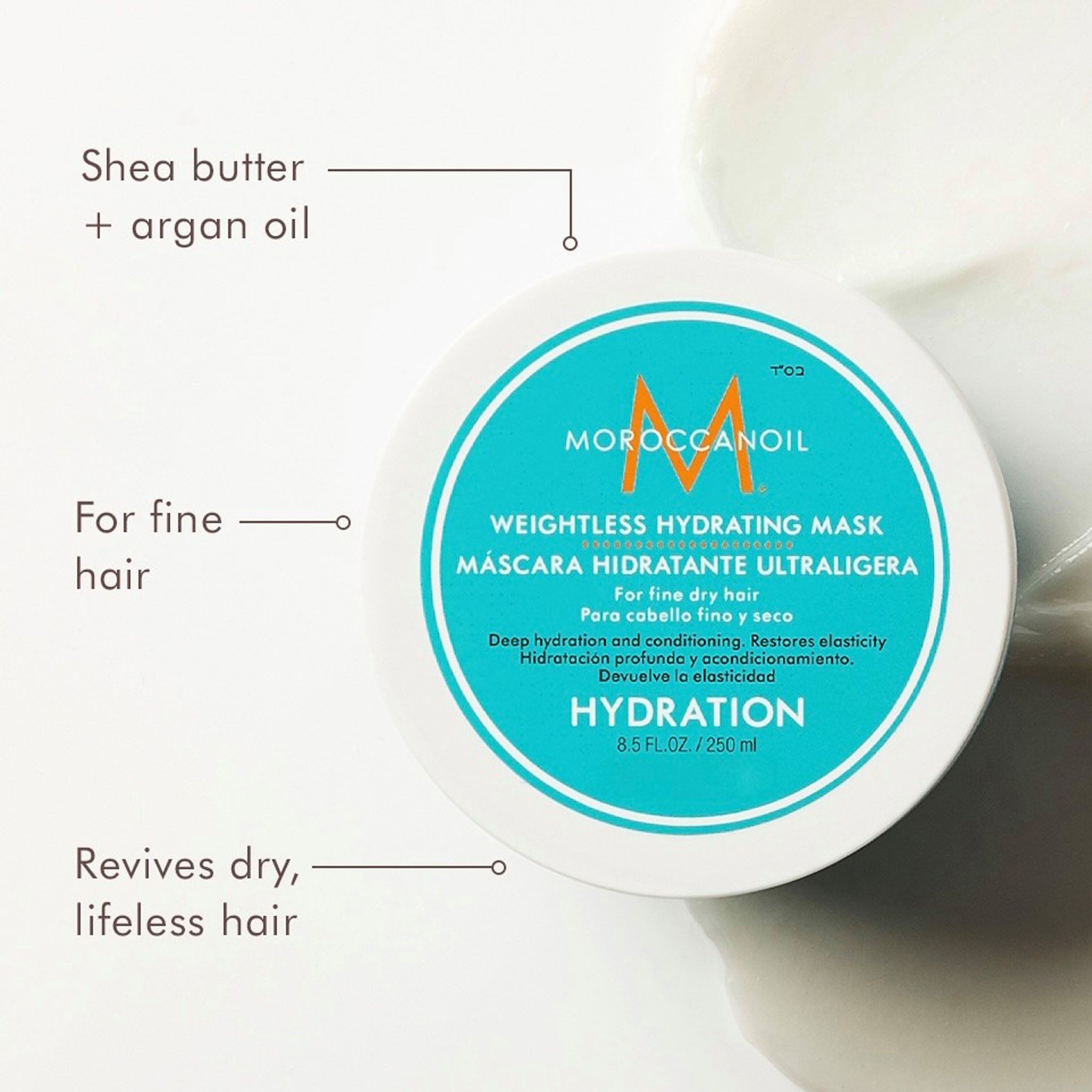 Moroccanoil. Masque Hydratant Ultra-Léger Hydration - 250 ml - Concept C. Shop