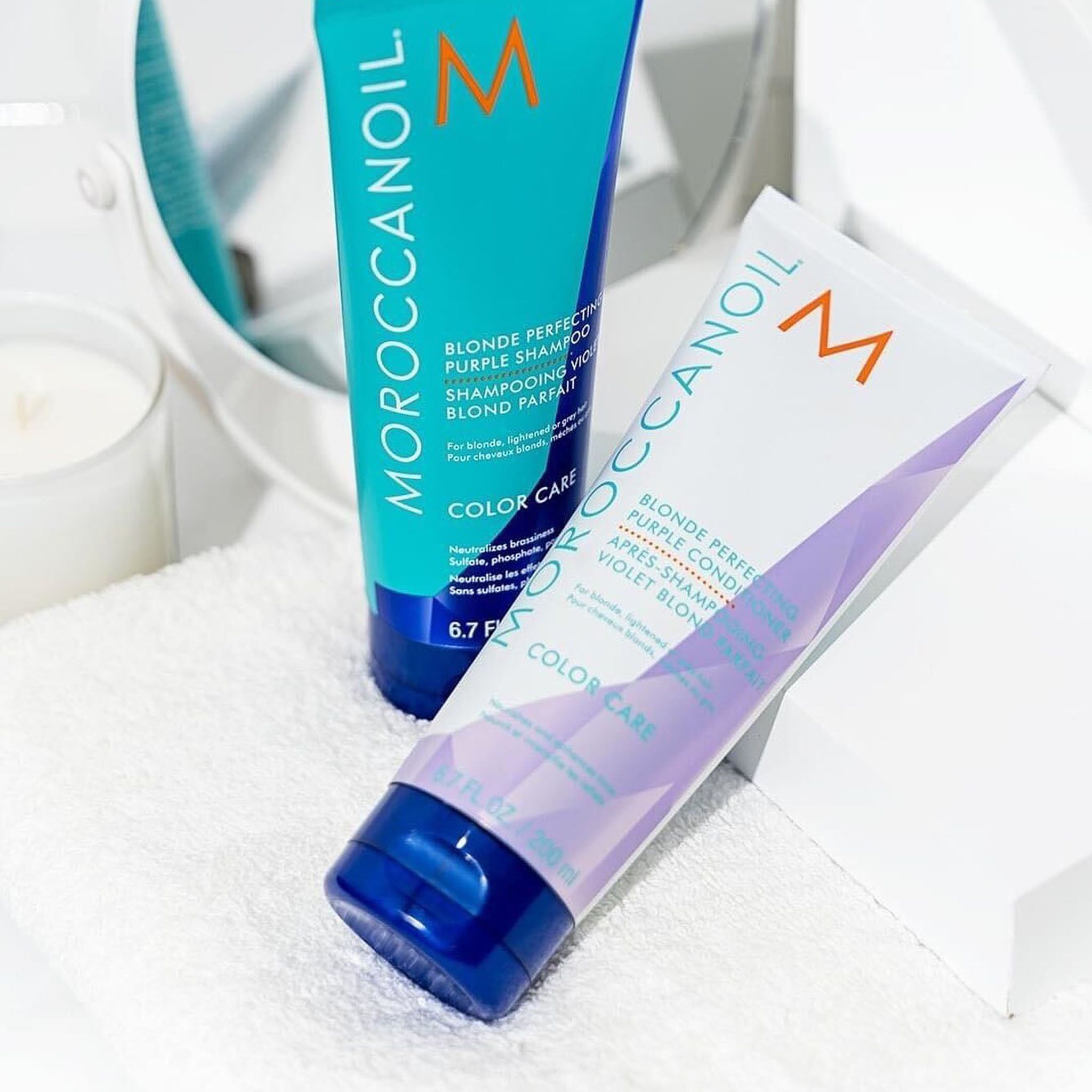 Moroccanoil. Shampoing Violet Blond Parfait Color Care - 200 ml - Concept C. Shop