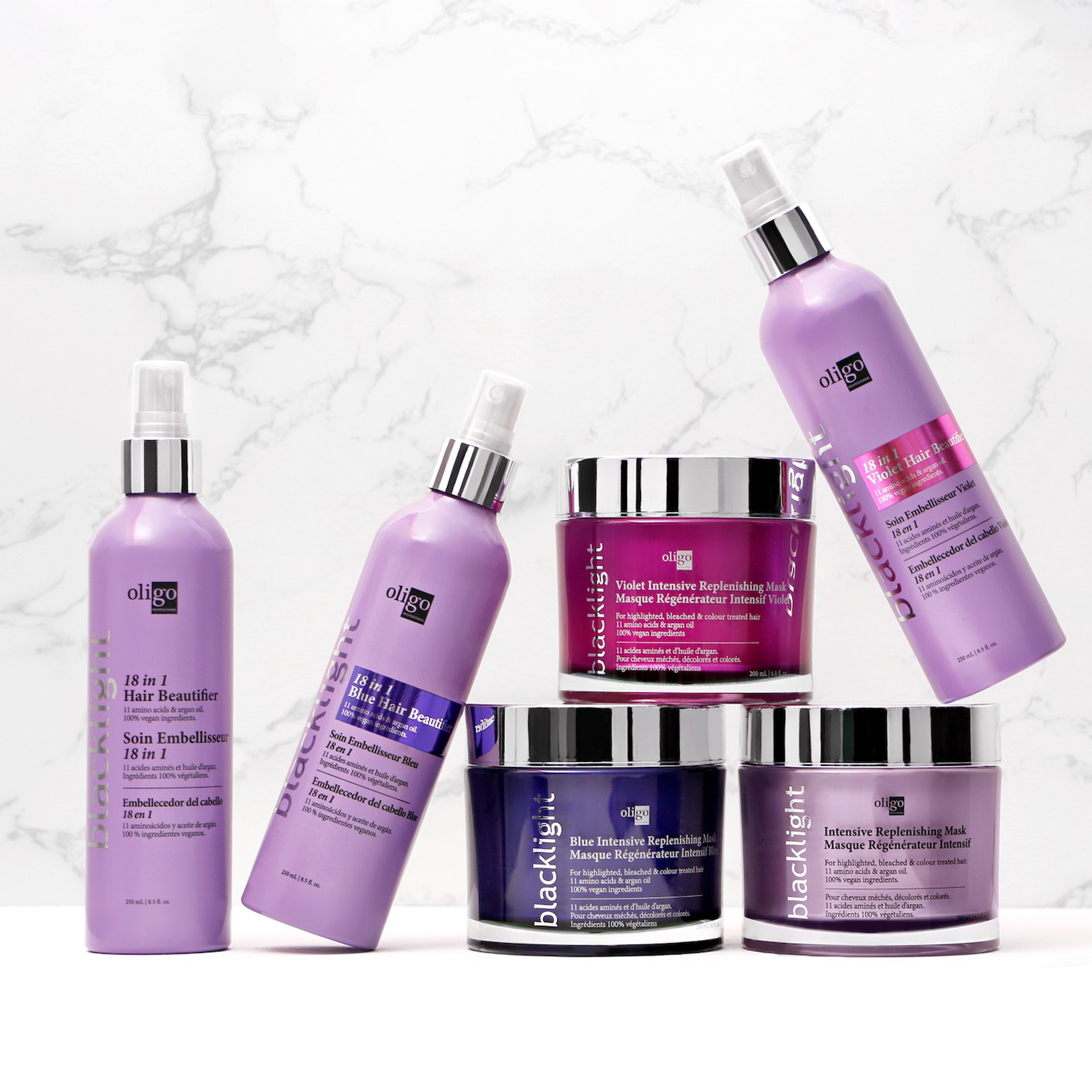 Oligo. Blacklight Violet Intensive Replenishing Mask - 200 ml