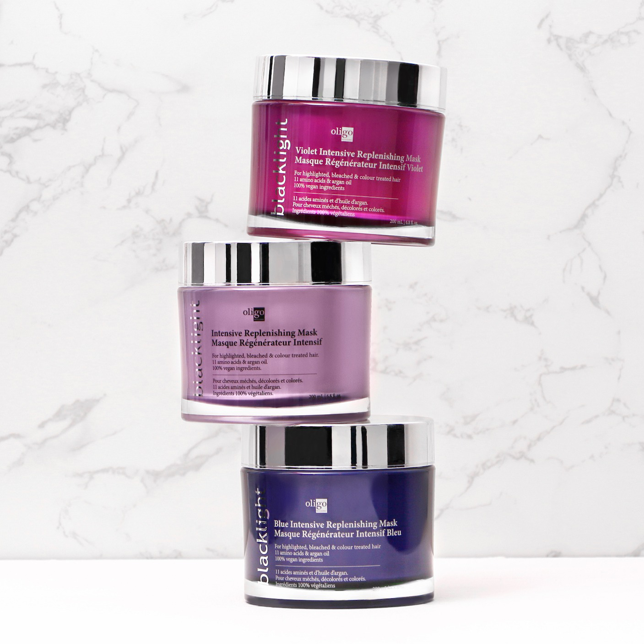 Oligo. Blacklight Violet Intensive Replenishing Mask - 200 ml