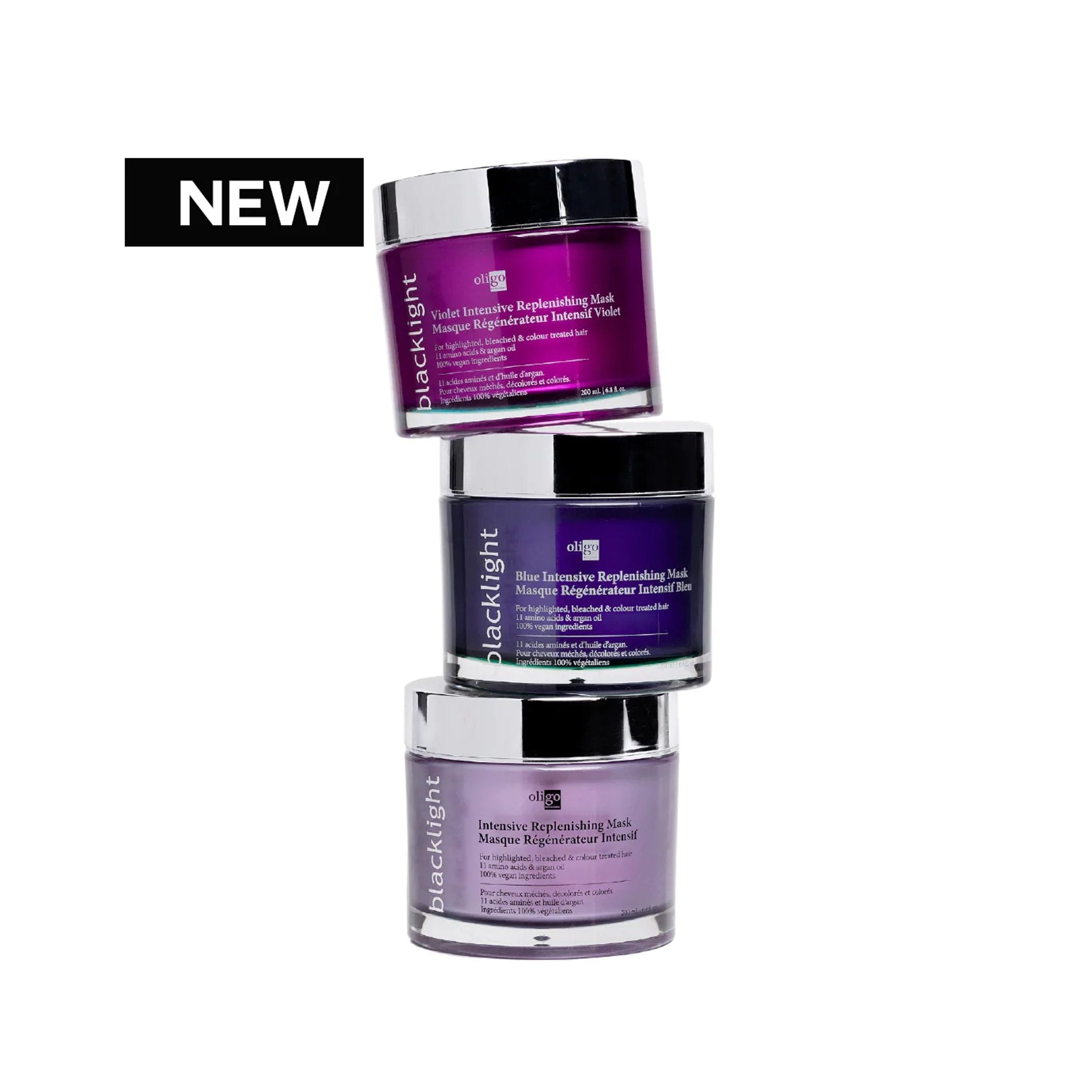 Oligo. Masque Regenerateur Intensif Violet Blacklight - 200 ml - Concept C. Shop