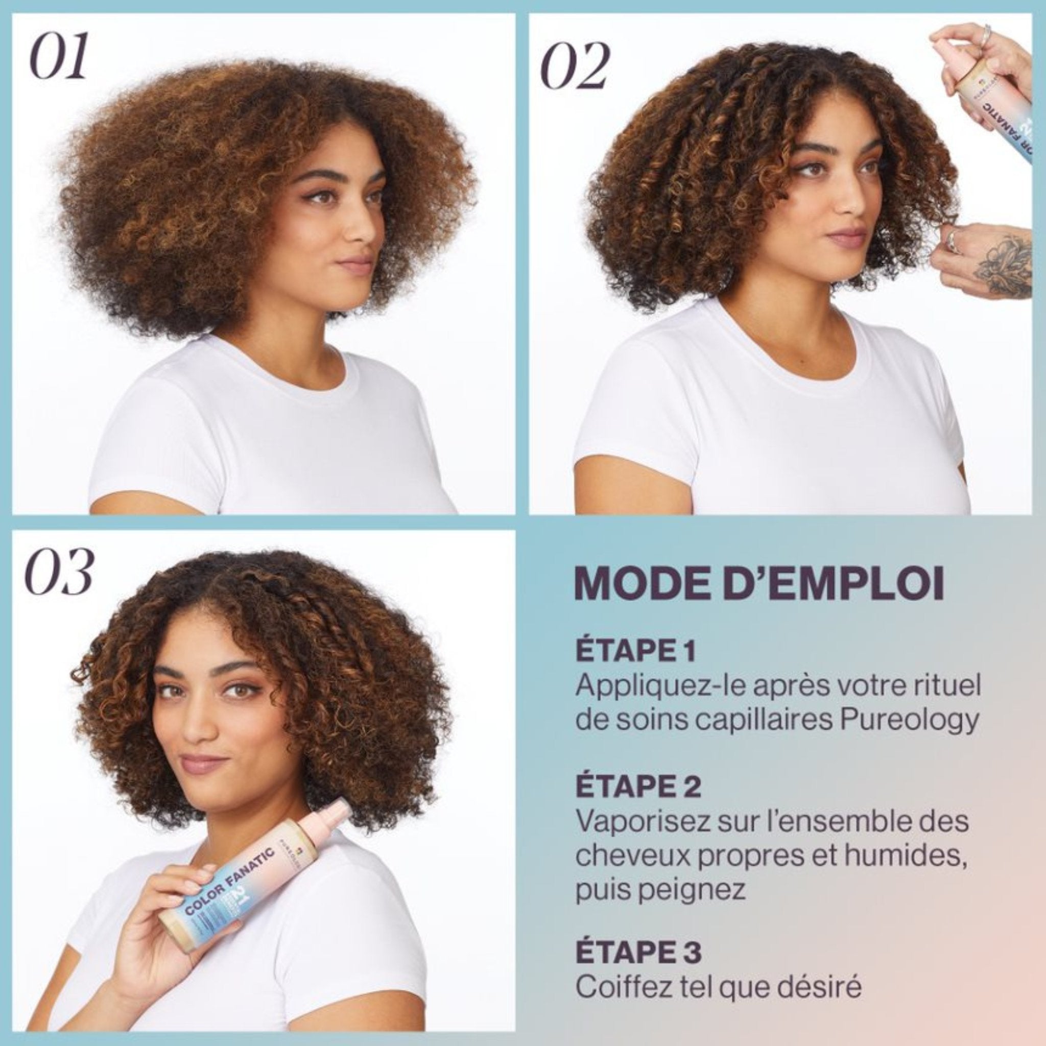 Pureology. Spray Sans Rincage 21-en-1 Color Fanatic - 30 ml (Nouveau visuel 2023) - Concept C. Shop