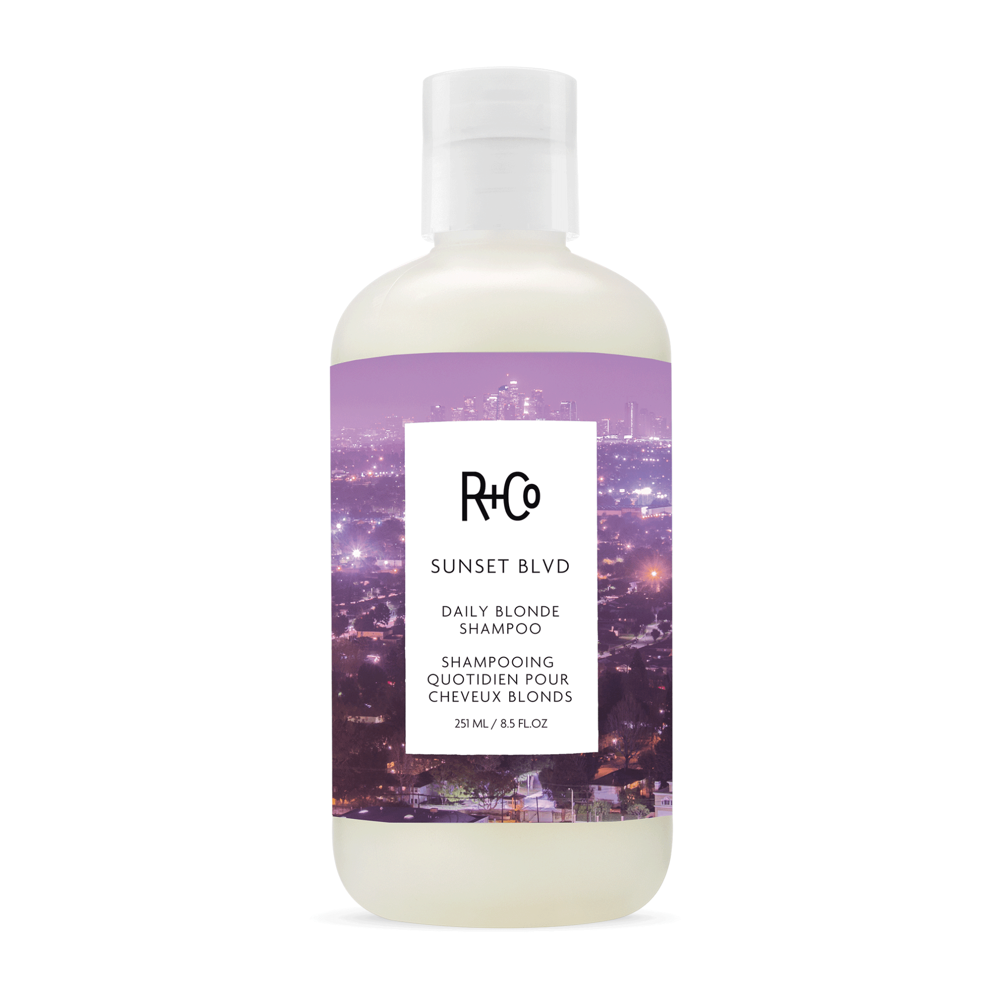 R+Co. Sunset Blvd Shampoing Quotidien pour Cheveux Blonds - 241 ml - Concept C. Shop