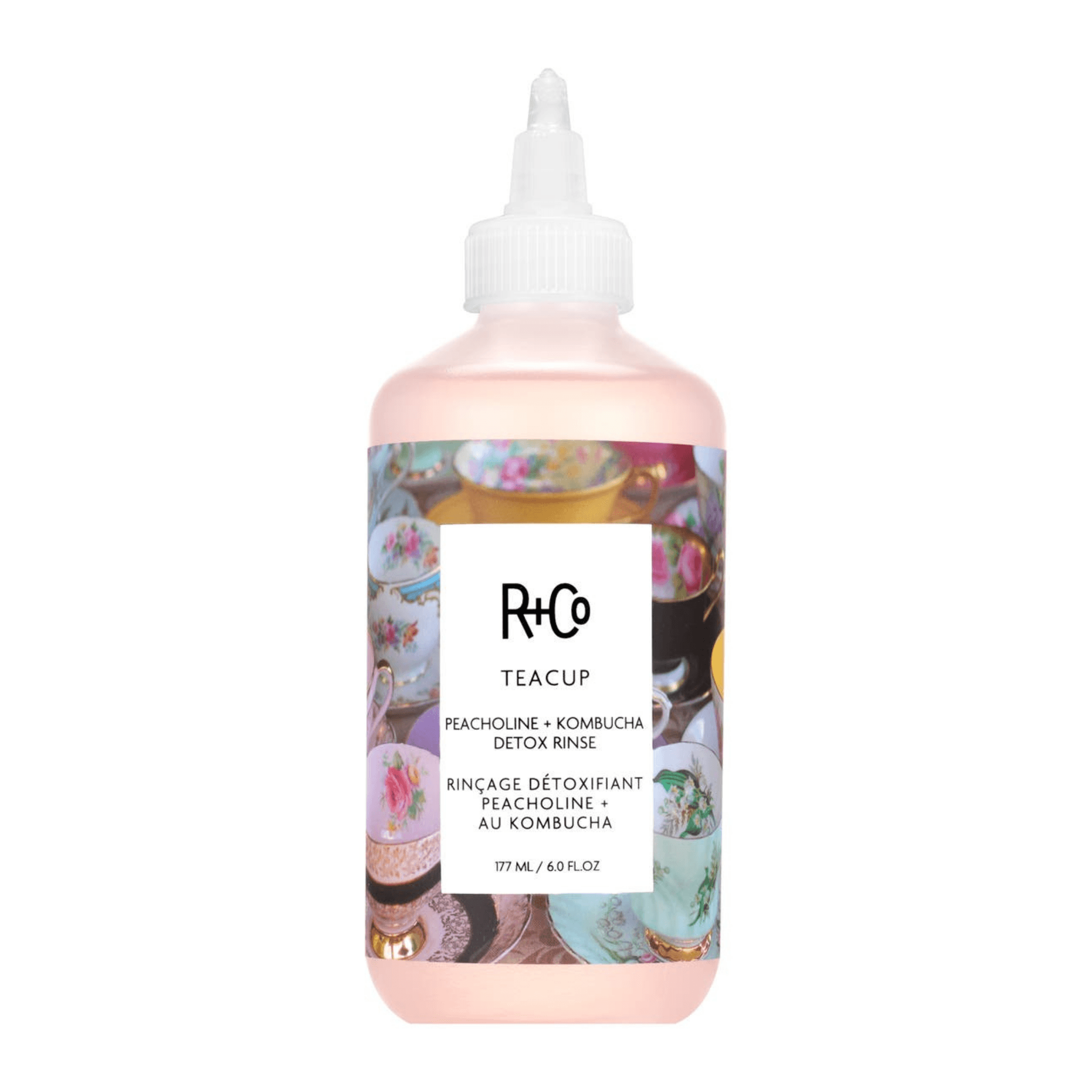 R+Co. Teacup Rinçage Détoxifiant Peacholine + Kombucha - 177 ml - Concept C. Shop