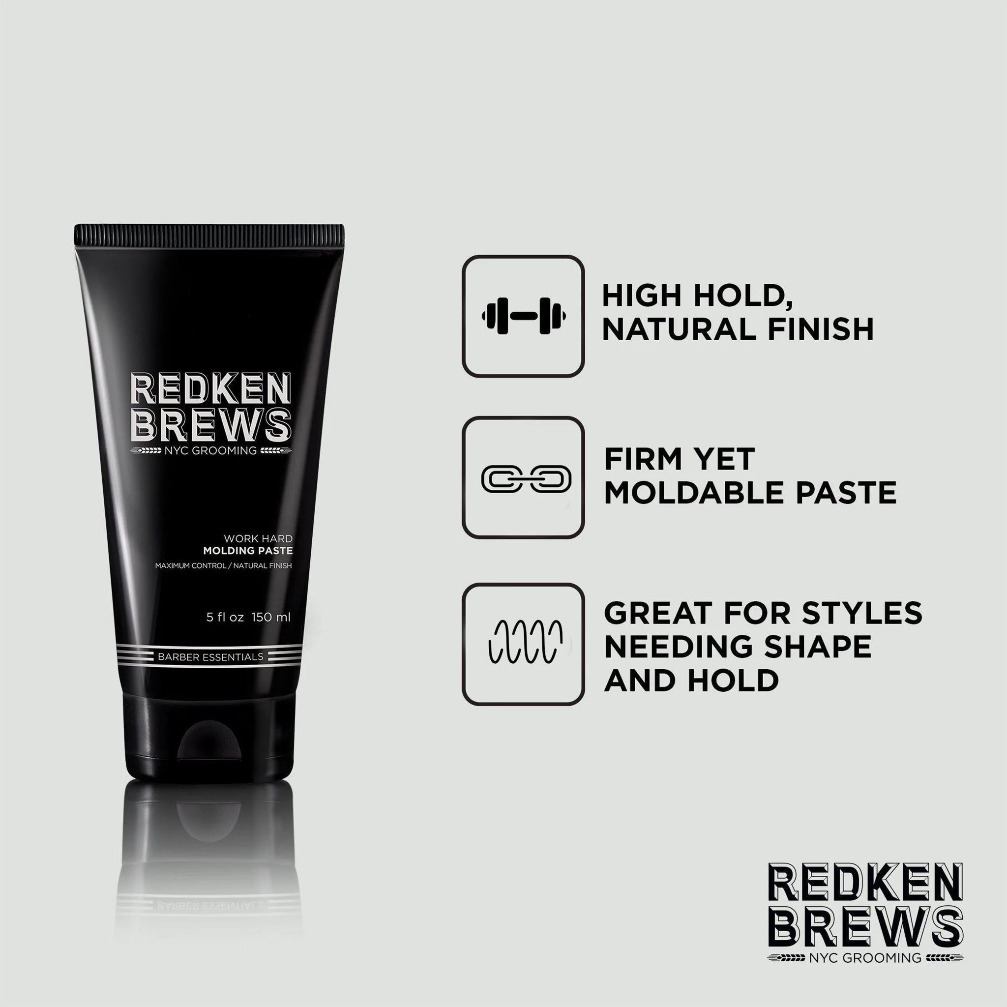 Redken Brews. Pate Malleable Work Hard - 150ml - Concept C. Shop