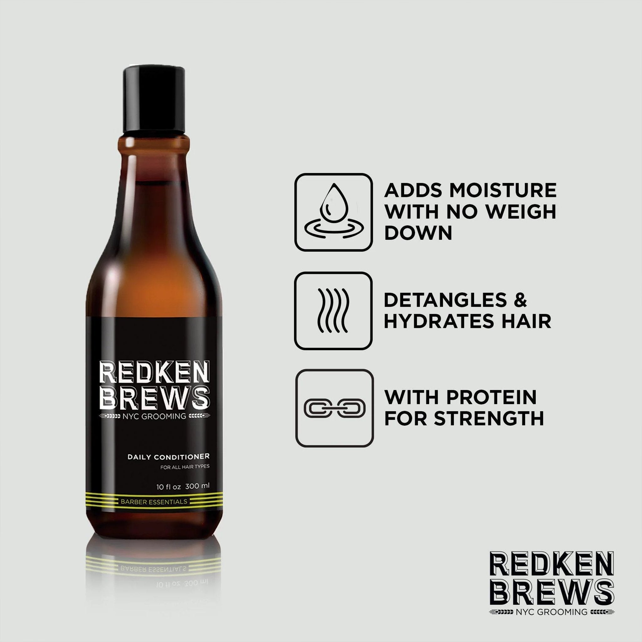 Redken Brews. Revitalisant Quotidien - 1000ml - Concept C. Shop