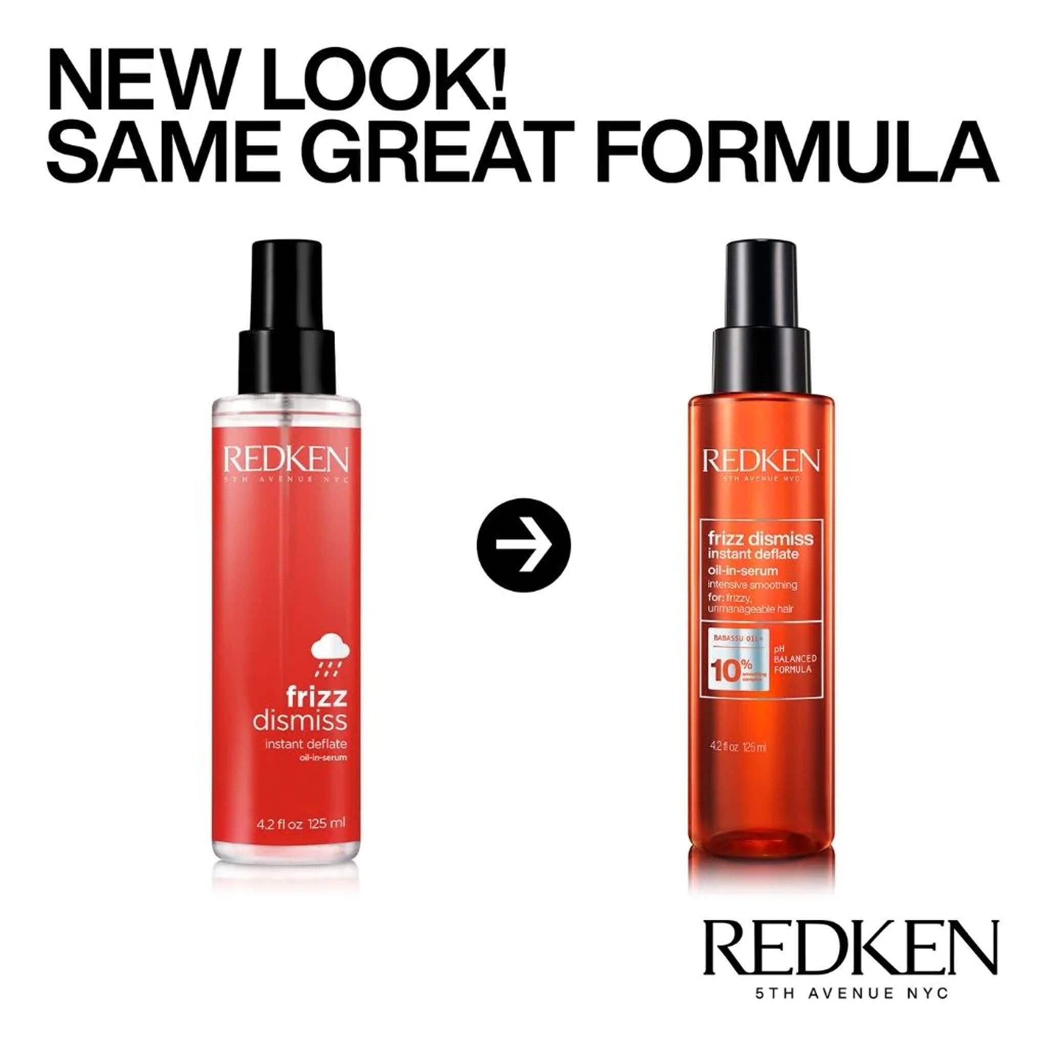 Redken. Huile-en-Serum Instant Deflate Frizz Dismiss - 125ml - Concept C. Shop