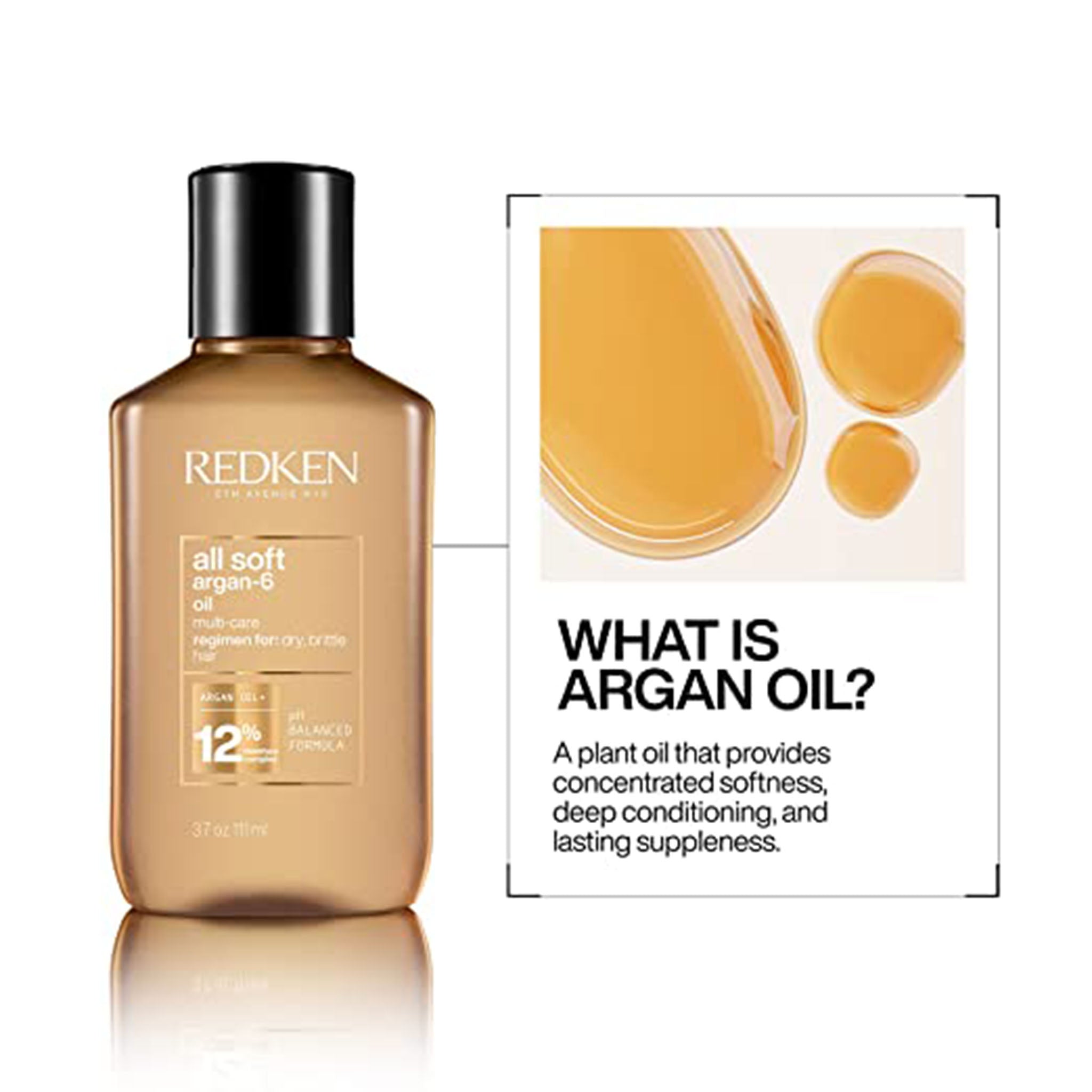 Redken. Huile Multi-Soins All Soft Argan-6 - 111ml - Concept C. Shop