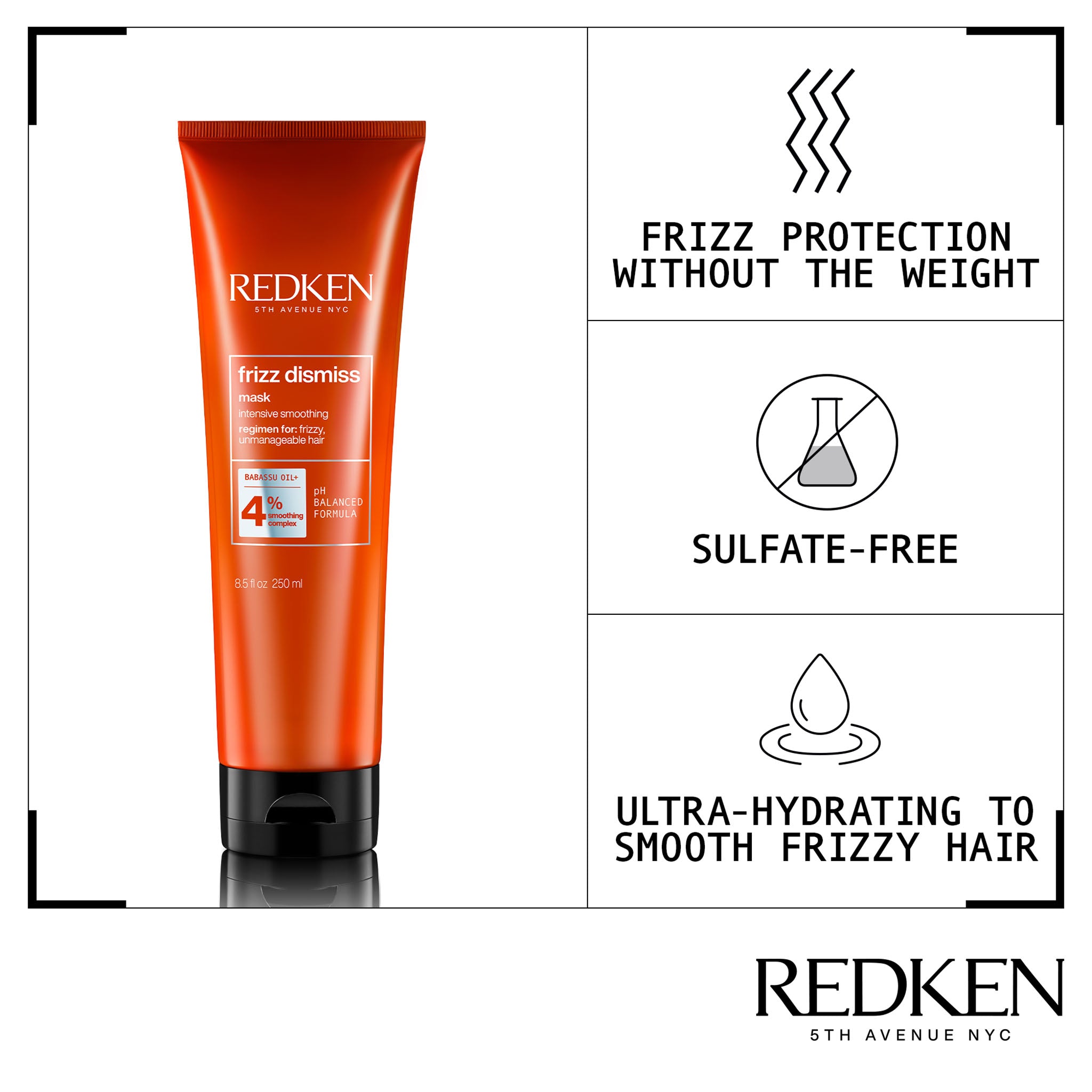 Redken. Masque Frizz Dismiss - 250ml - Concept C. Shop