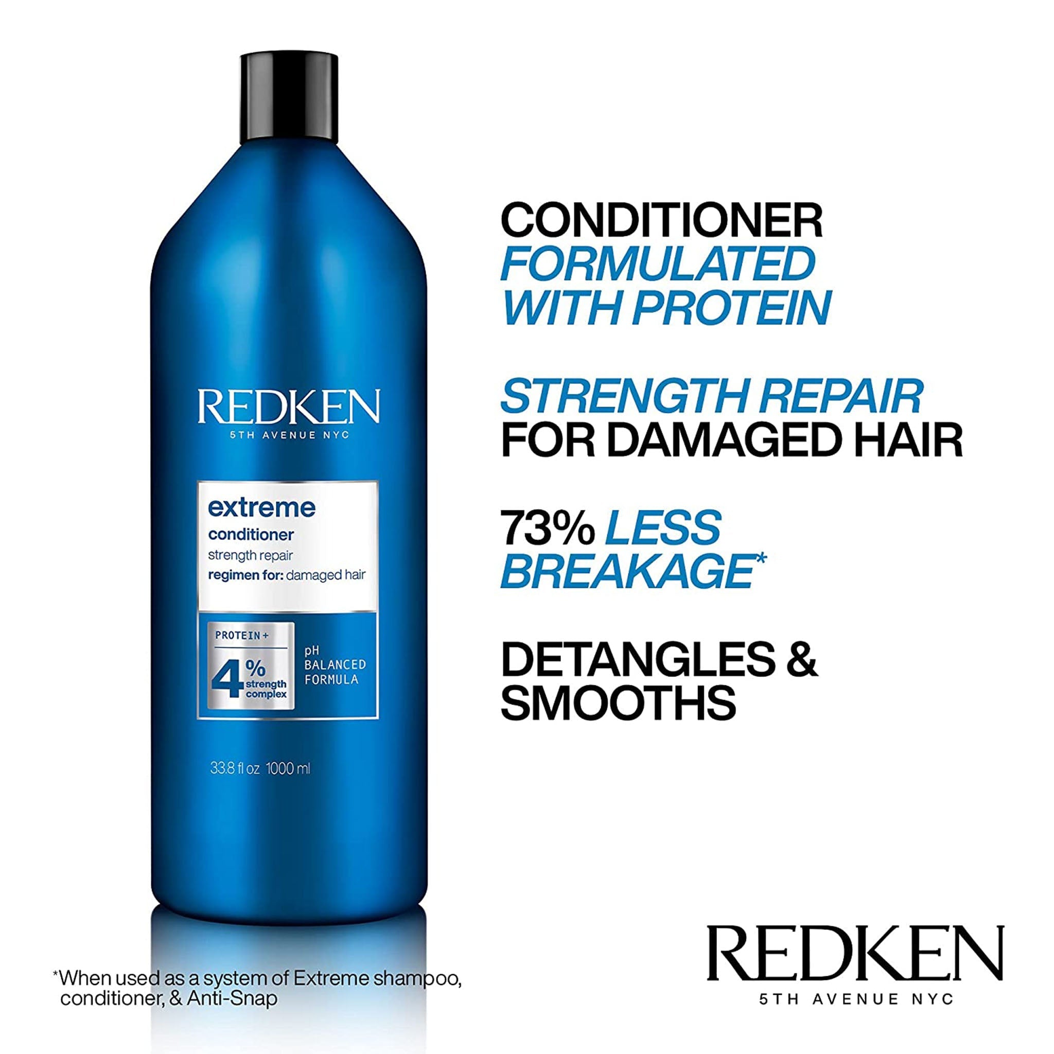 Redken. Revitalisant Extreme - 1000ml - Concept C. Shop