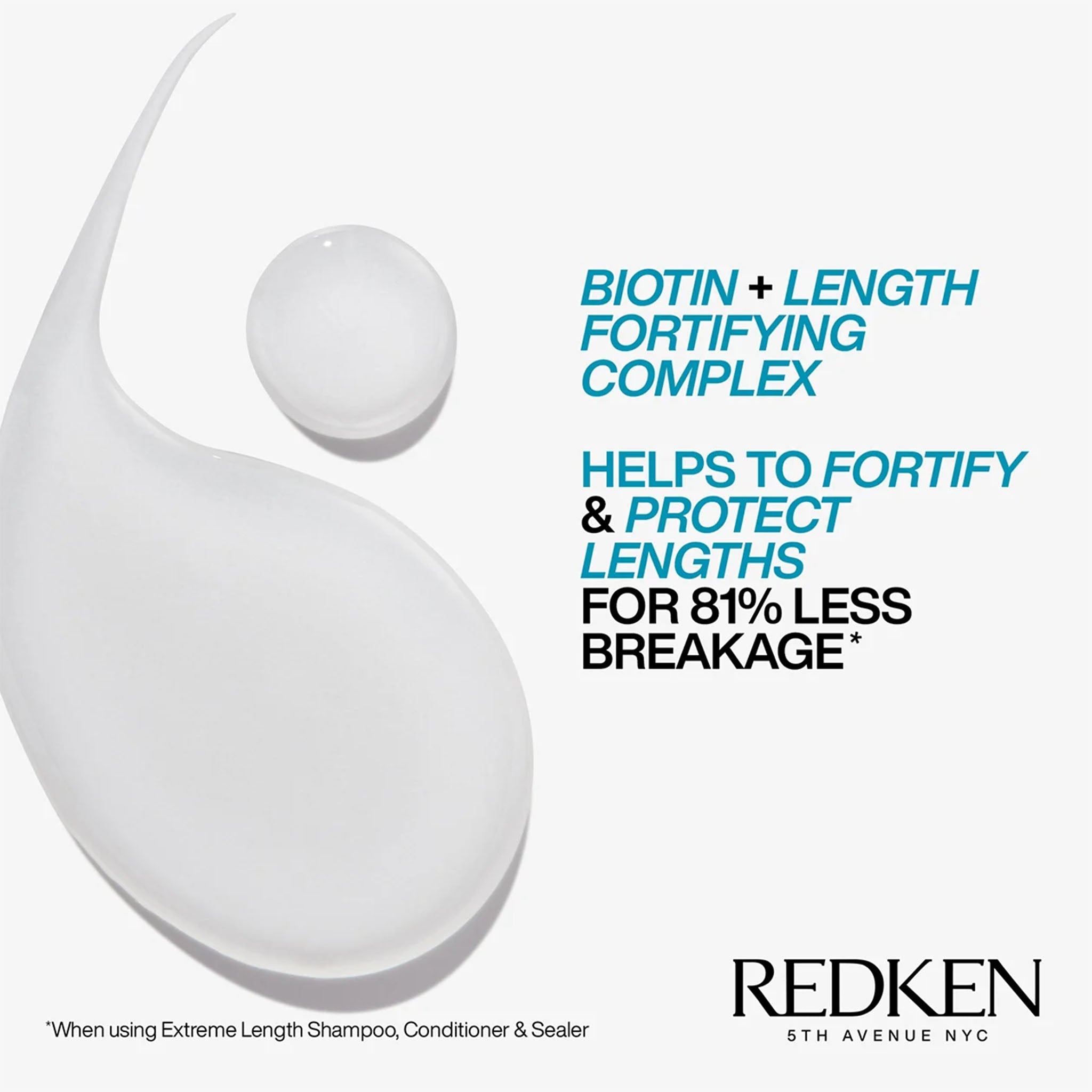 Redken. Shampoing Extreme Length - 300 ml - Concept C. Shop