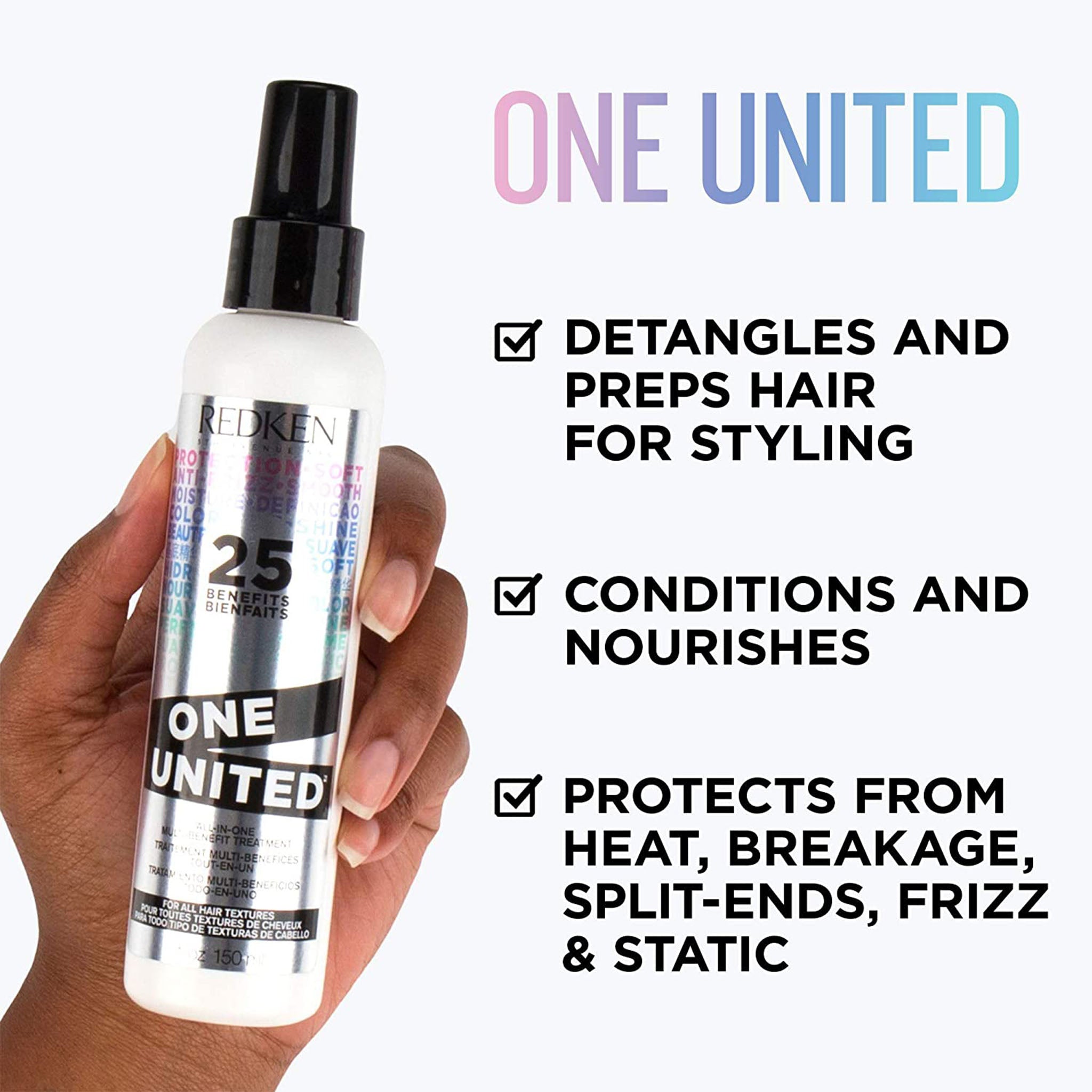 Redken. Traitement Multi-Bénéfices Tout-en-Un One United - 150ml - Concept C. Shop