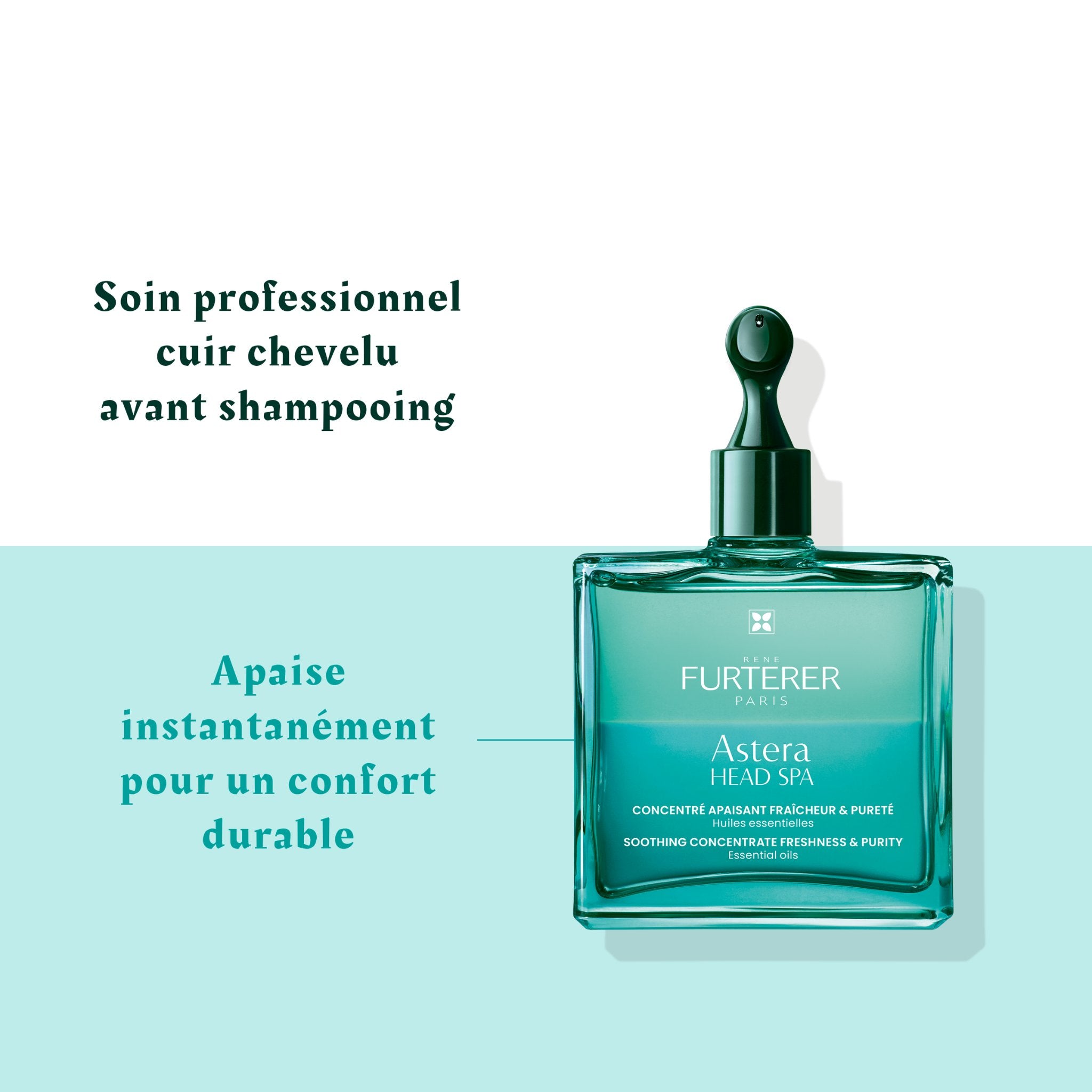 René Furterer. Astera Head Spa, Concentré Apaisant Fraicheur & Pureté Huiles essentielles - 50 ml - 50 ml - Concept C. Shop