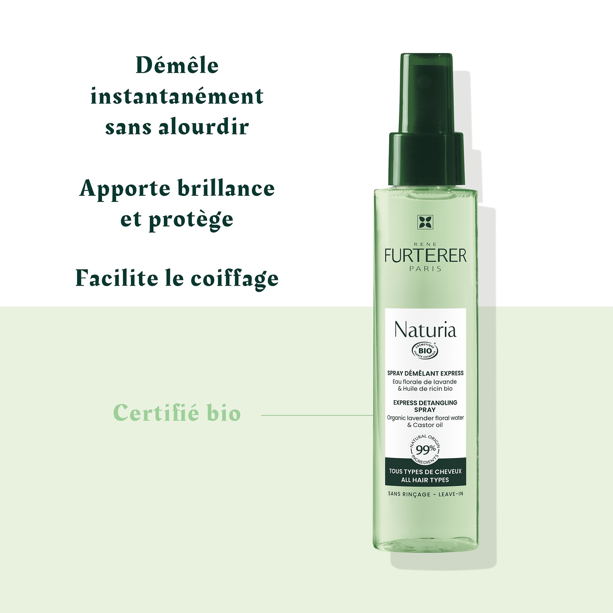 René Furterer. Naturia spray démêlant - 200 ml - Concept C. Shop