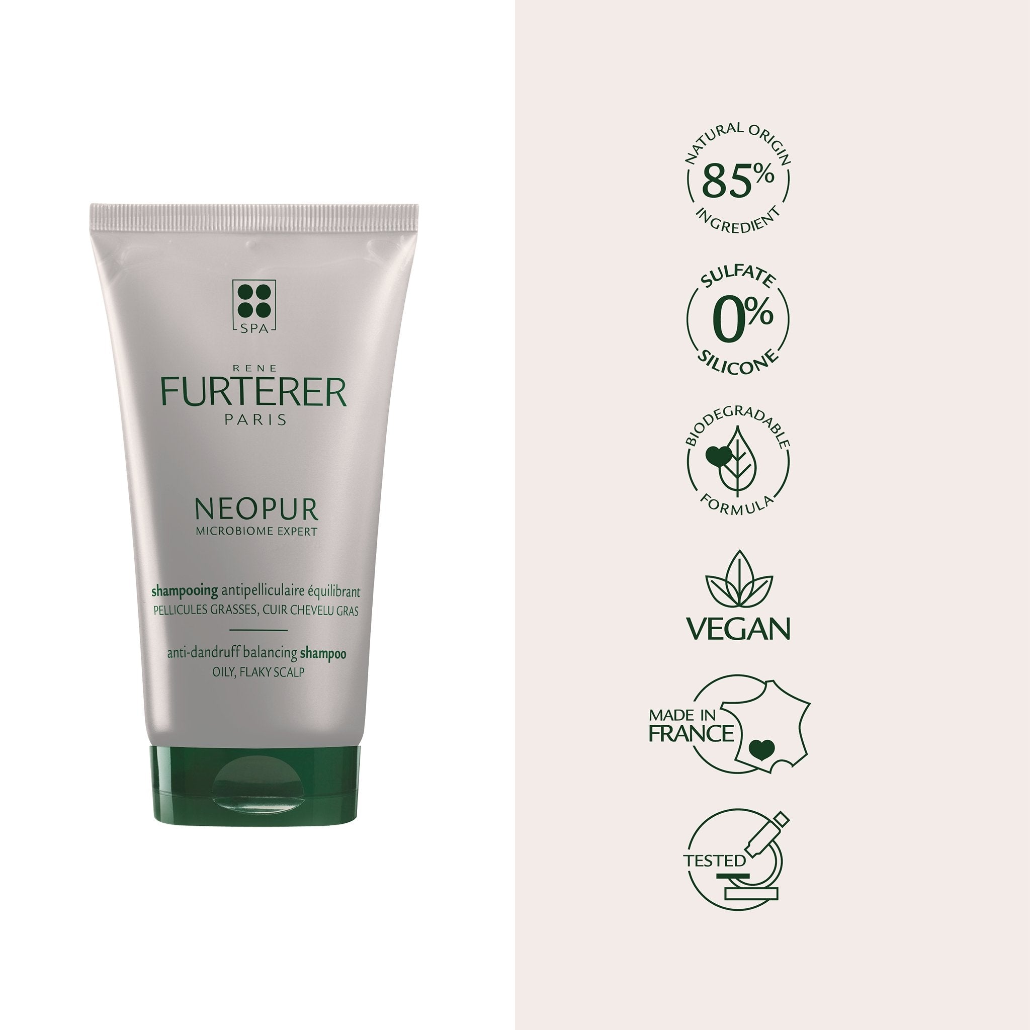 René Furterer. Neopur Shampoing Équilibrant Cuir Chevelu Gras - 150 ml - Concept C. Shop