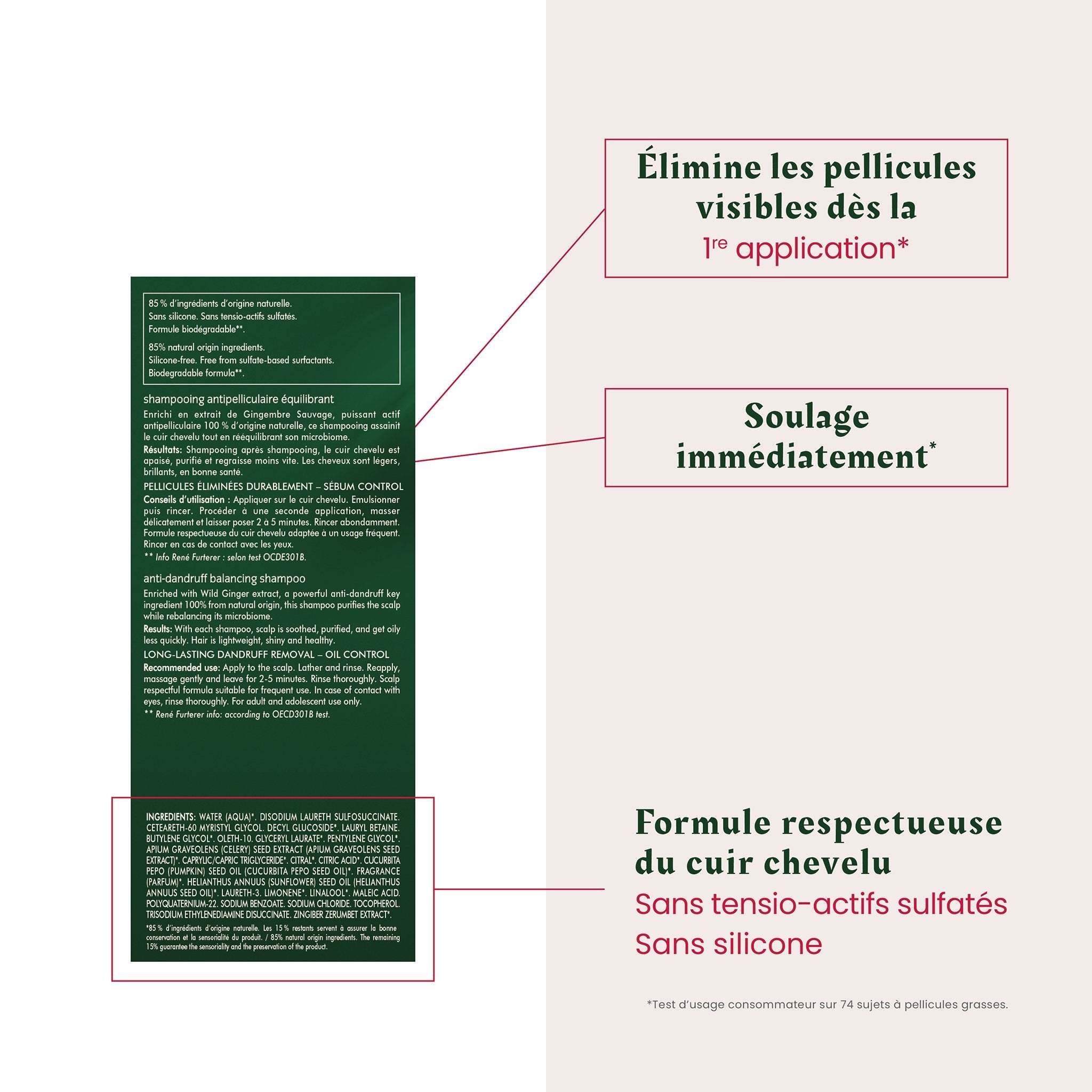 René Furterer. Neopur Shampoing Équilibrant Cuir Chevelu Gras - 150 ml - Concept C. Shop